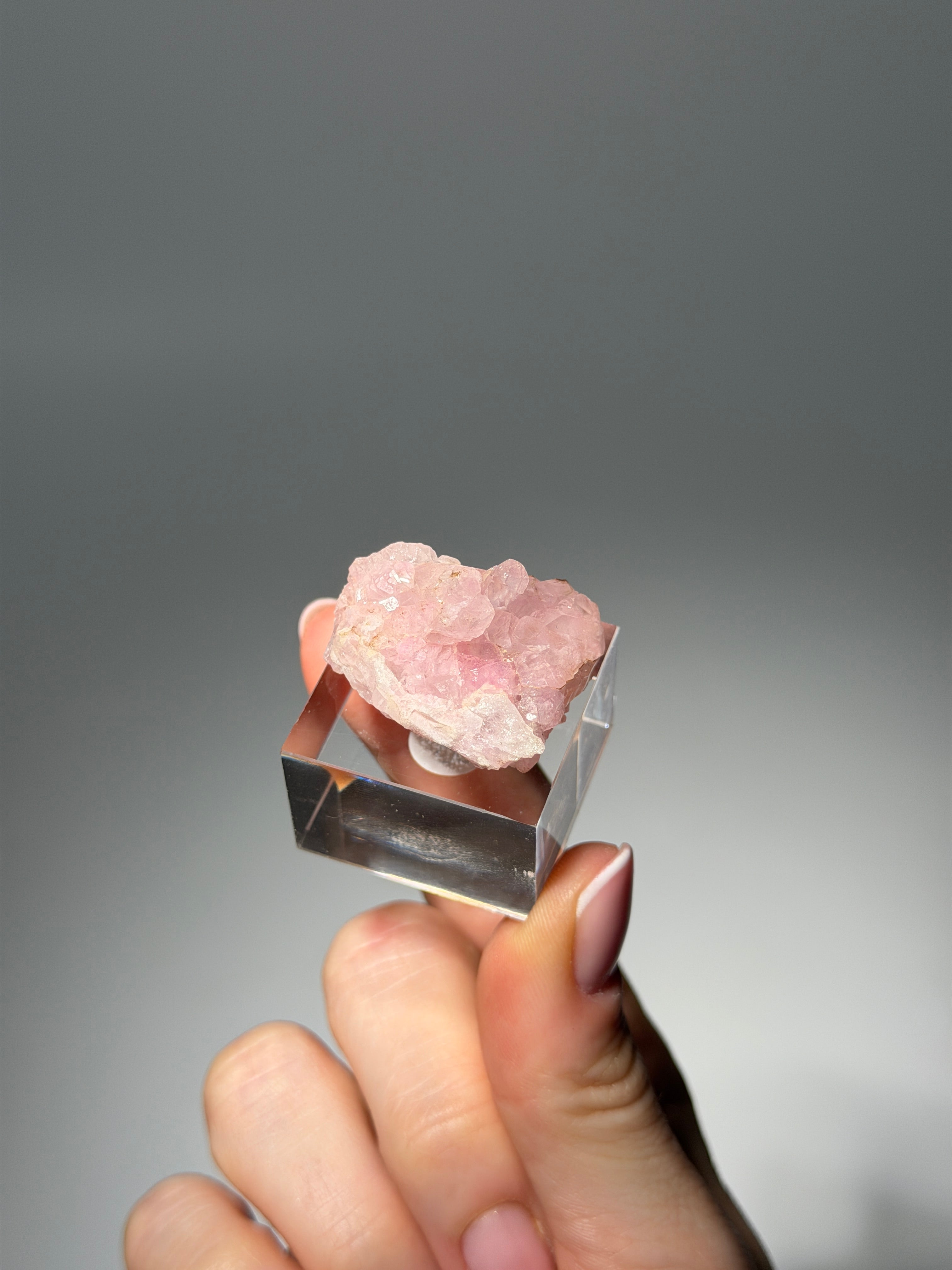 Kristallisierter Rosenquarz Specimen | Rare