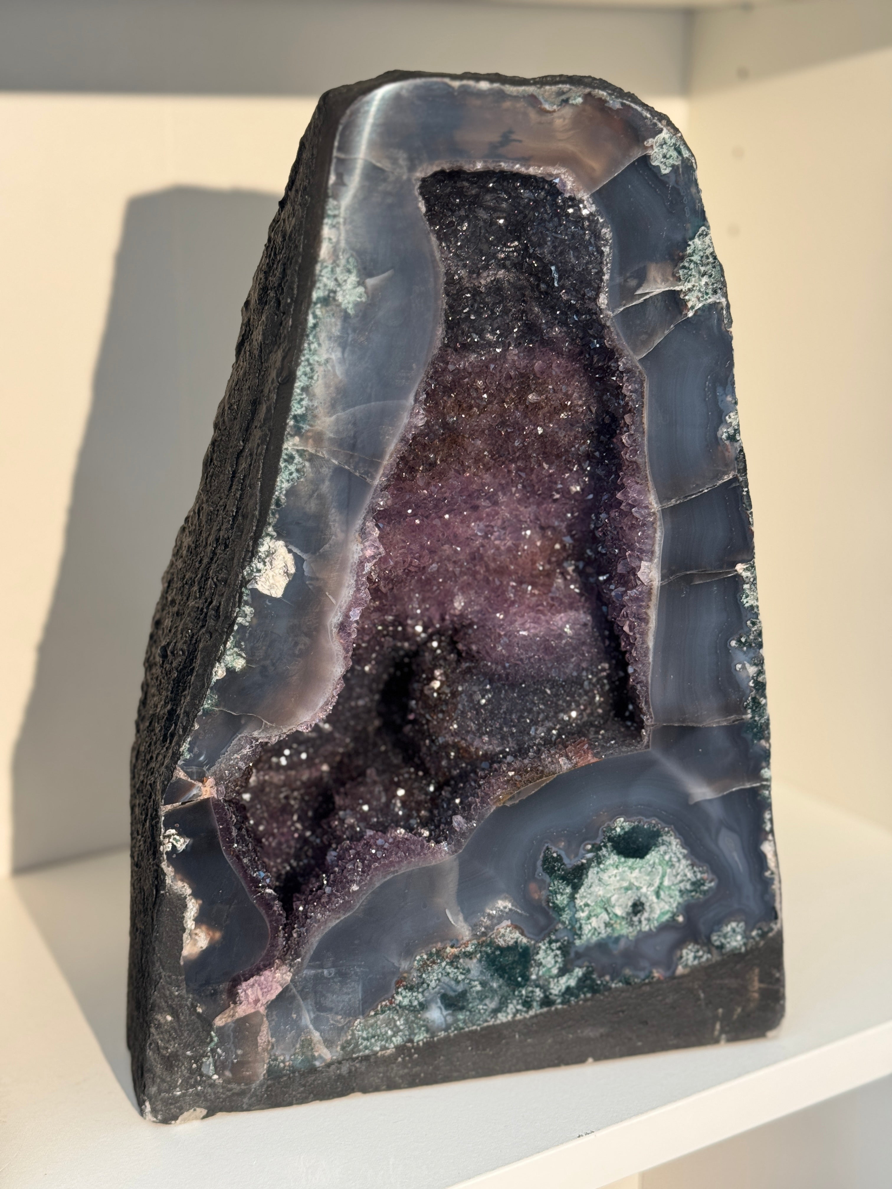 Amethyst Drusenpaar