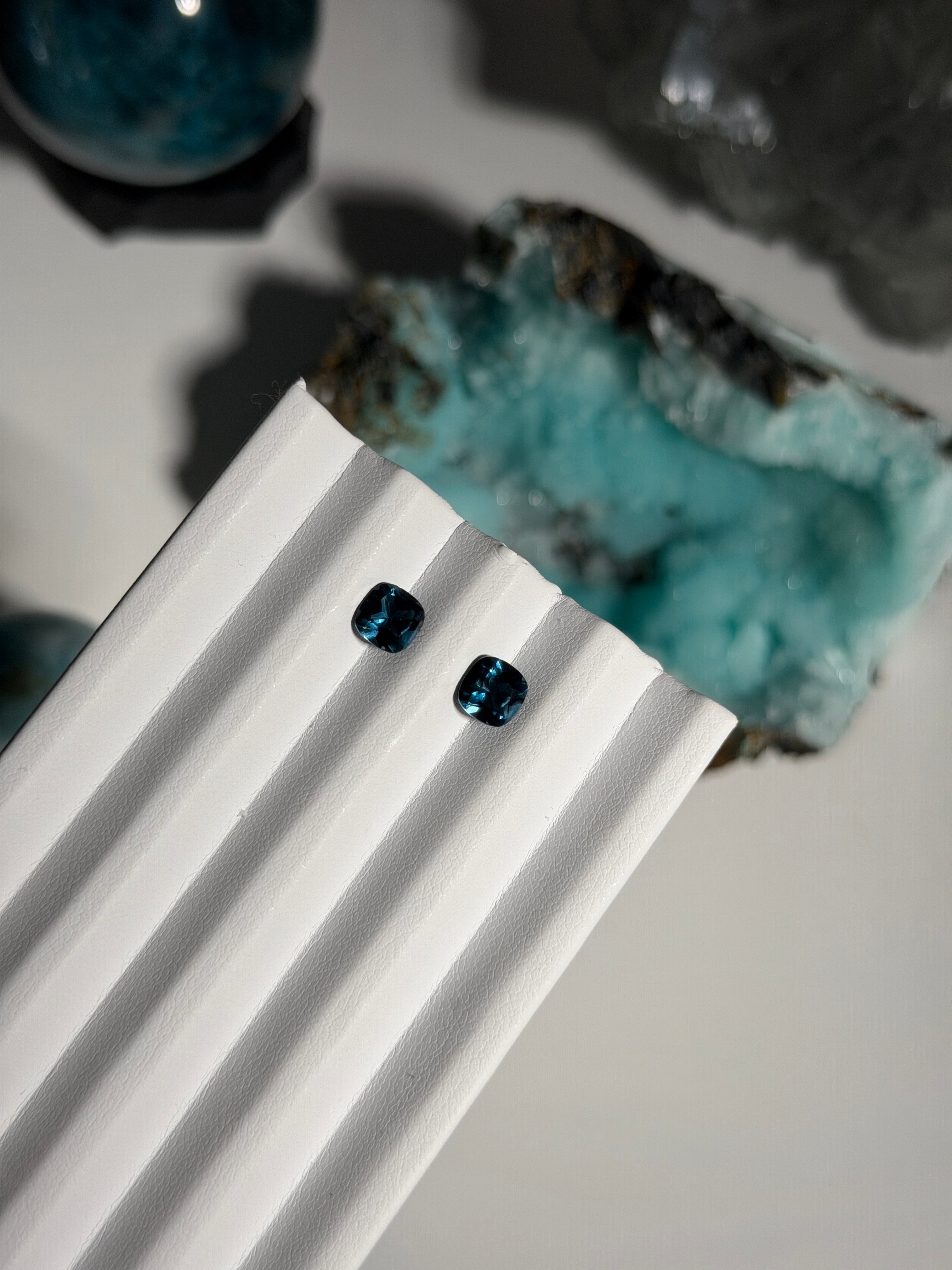 Blauer Topas | Paar | 2,17ct