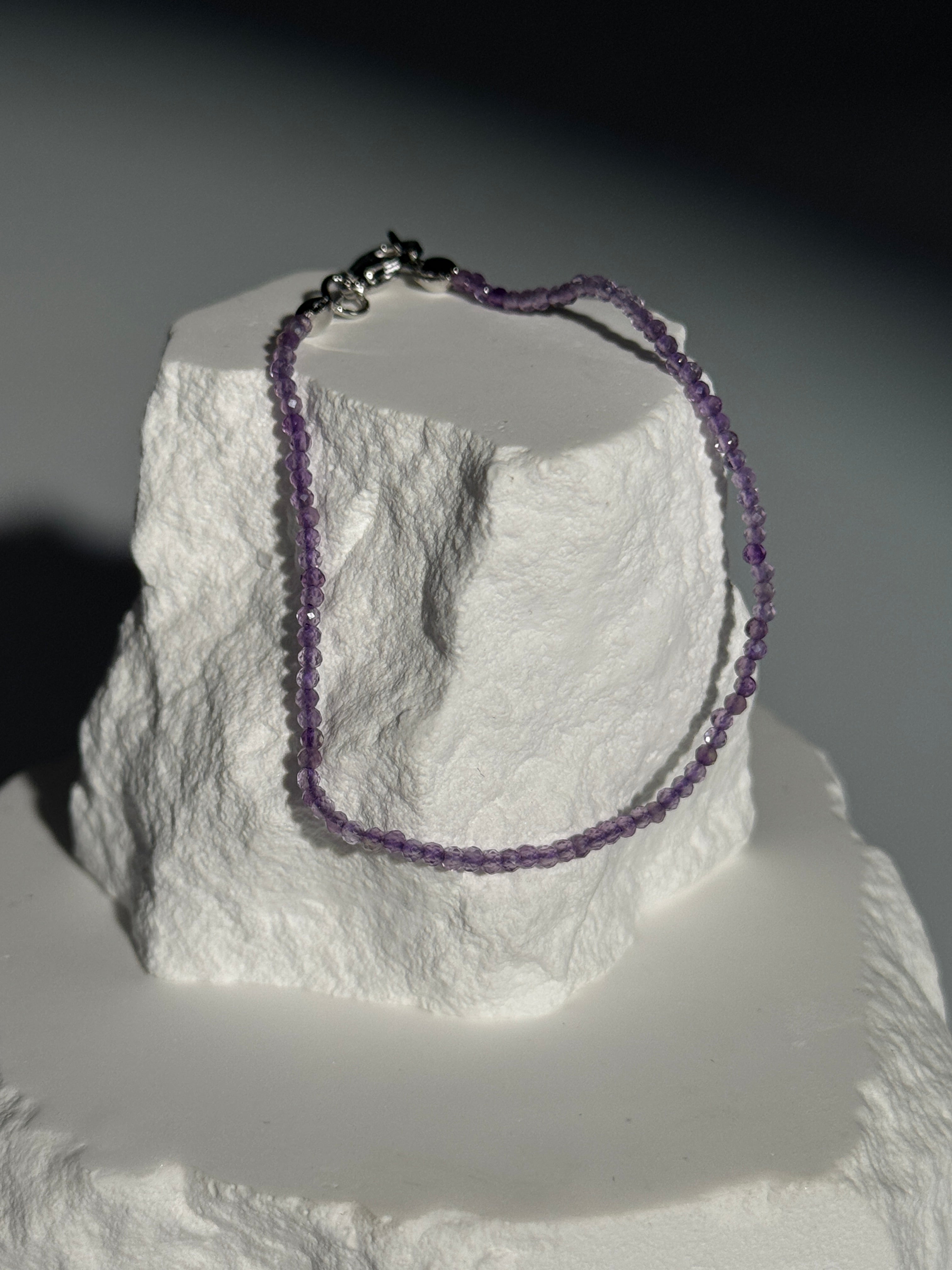 Amethyst Armband mit Verlängerung