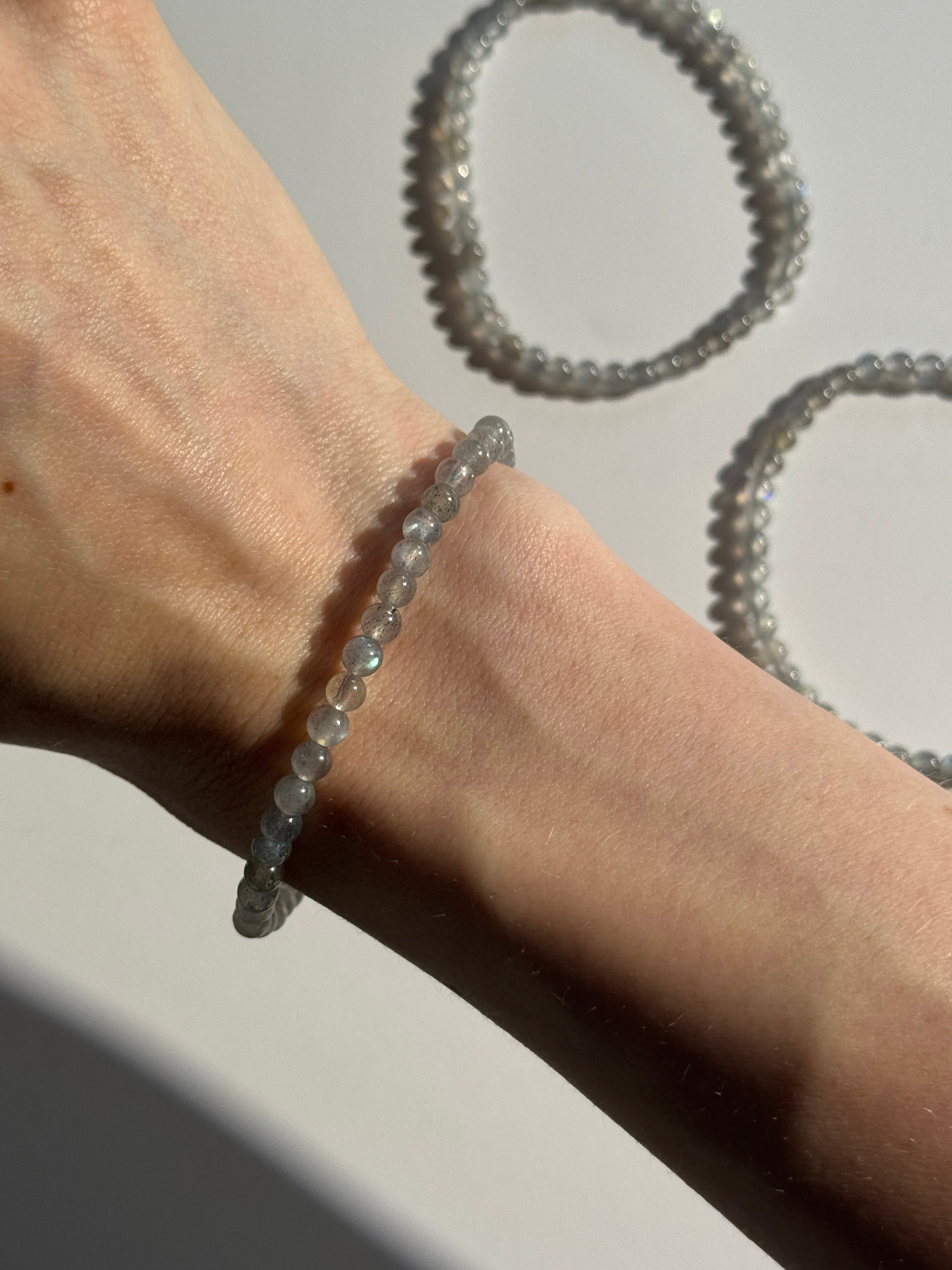 Labradorit Kugelarmband Slim