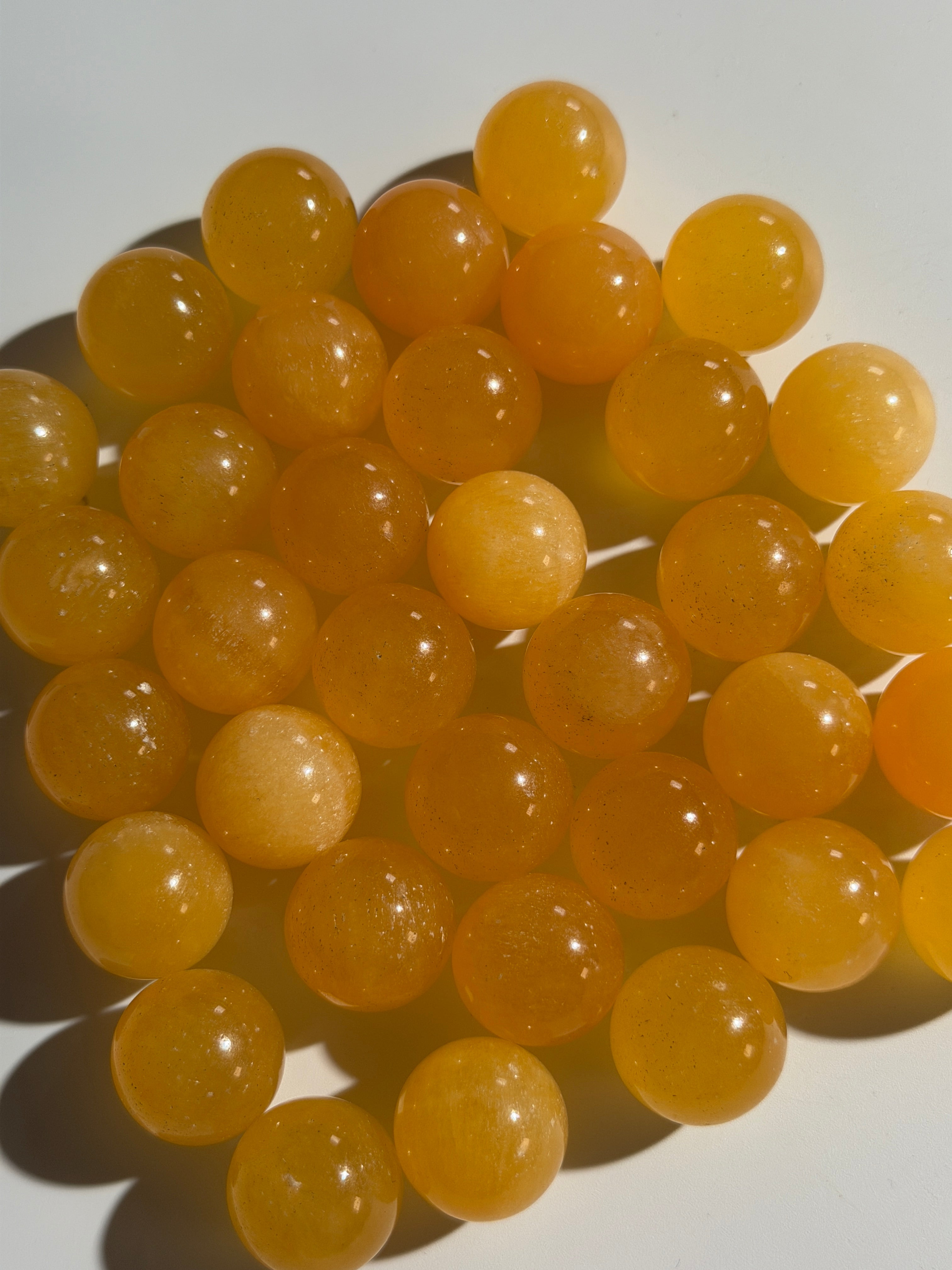 Orangen Calcit Kugel | Mini | High Quality