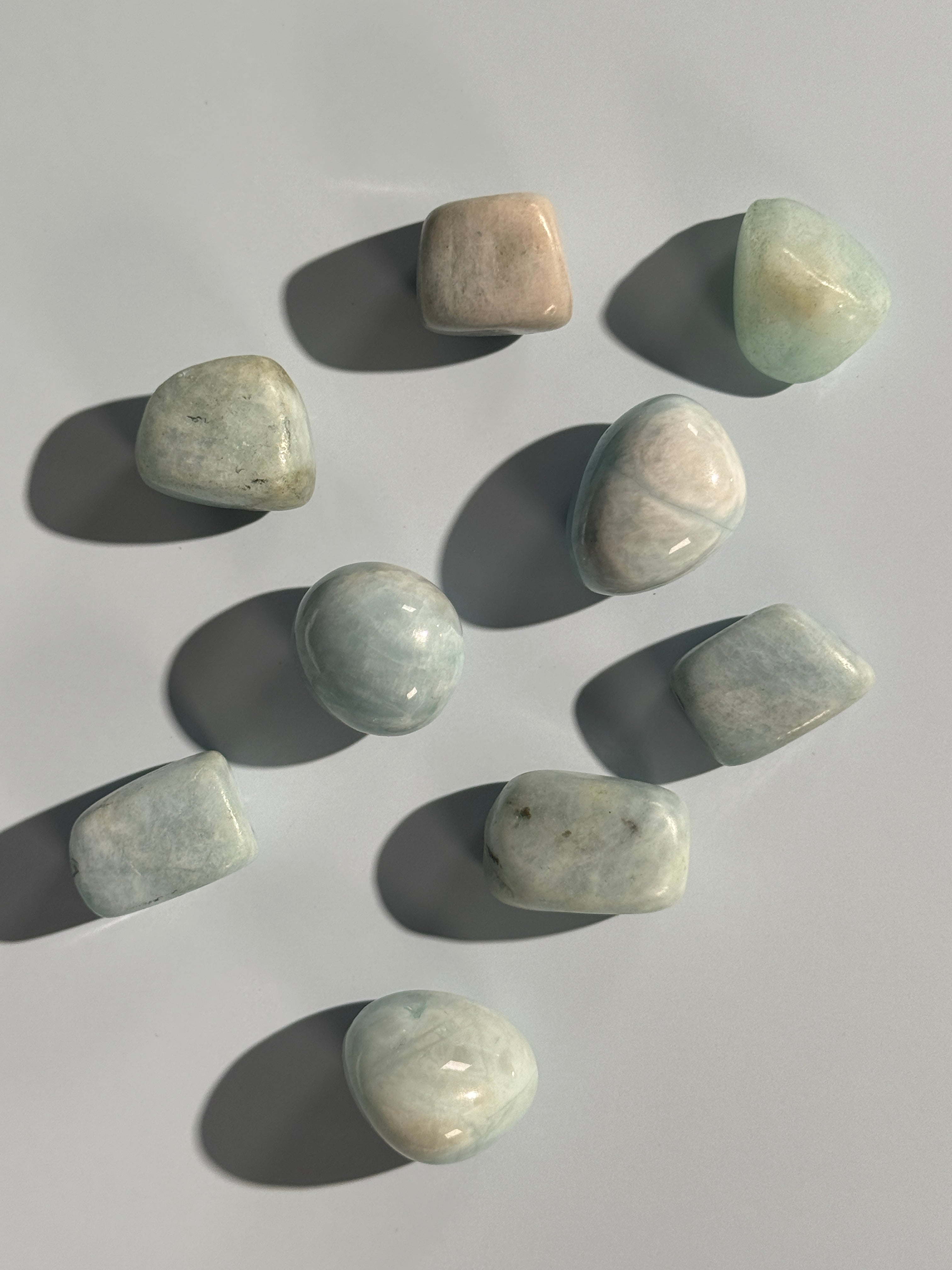 Aquamarin Trommelstein