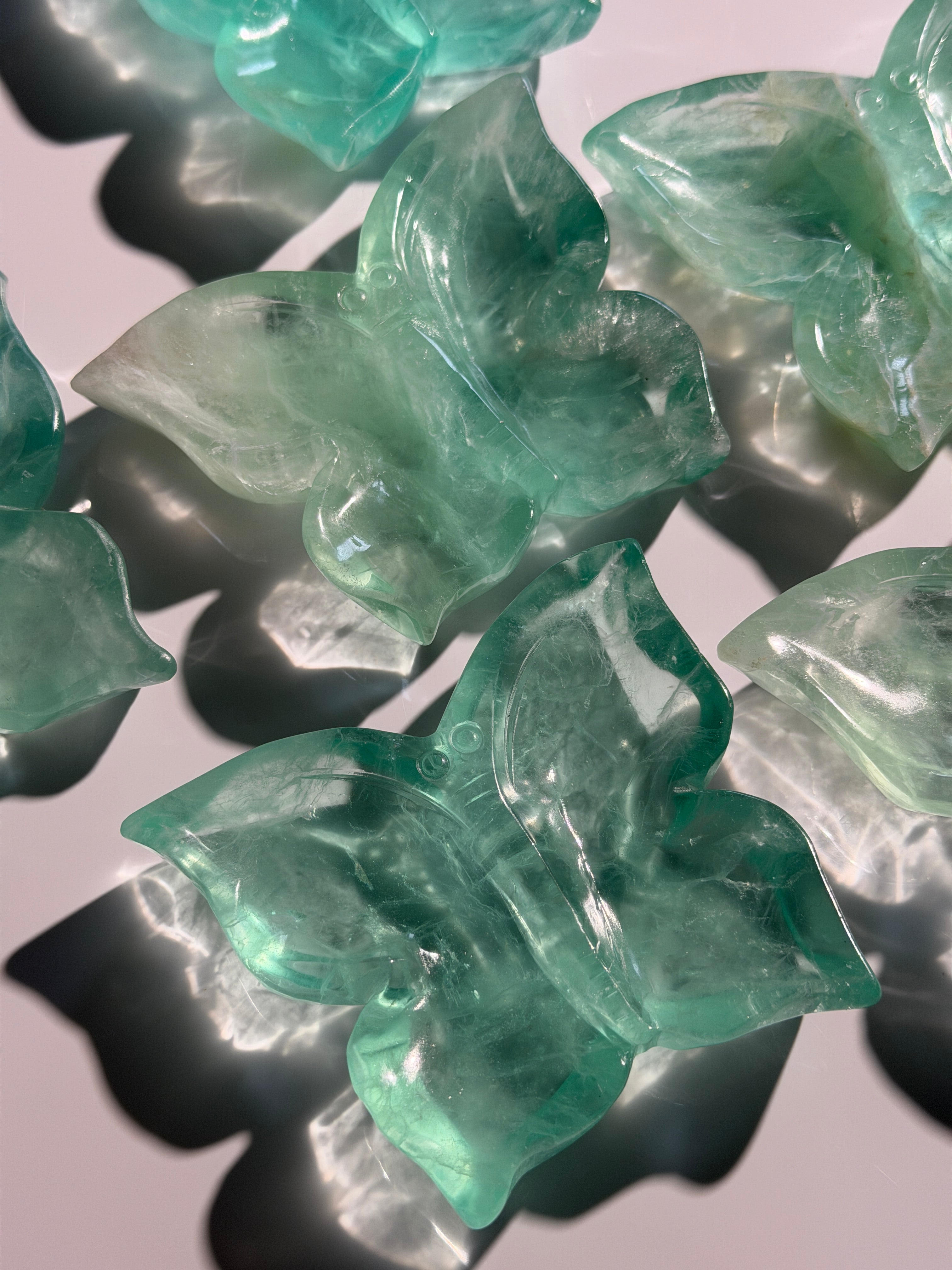 Fluorit Butterfly-Schale