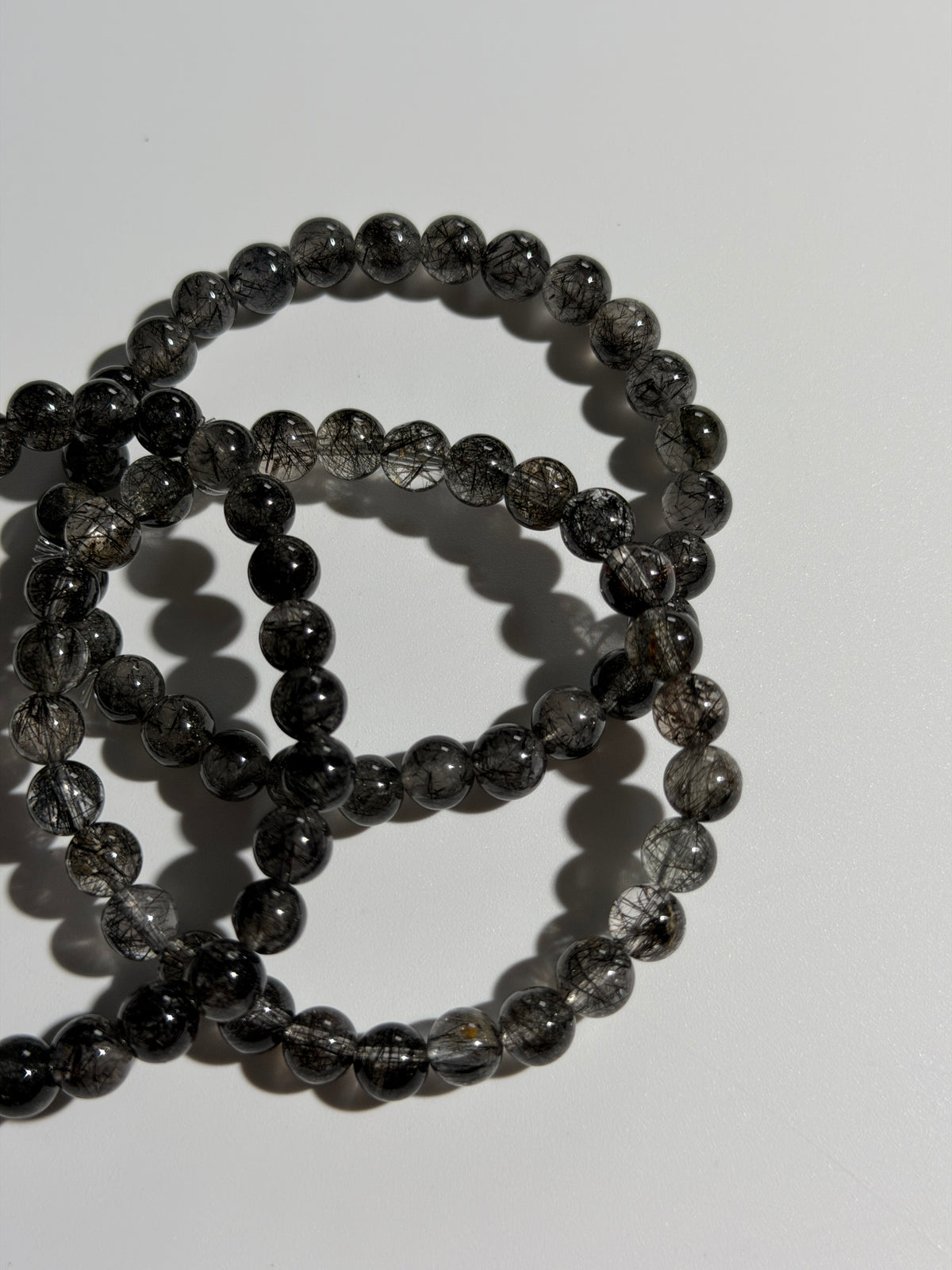Turmalin in Quarz Kugelarmband