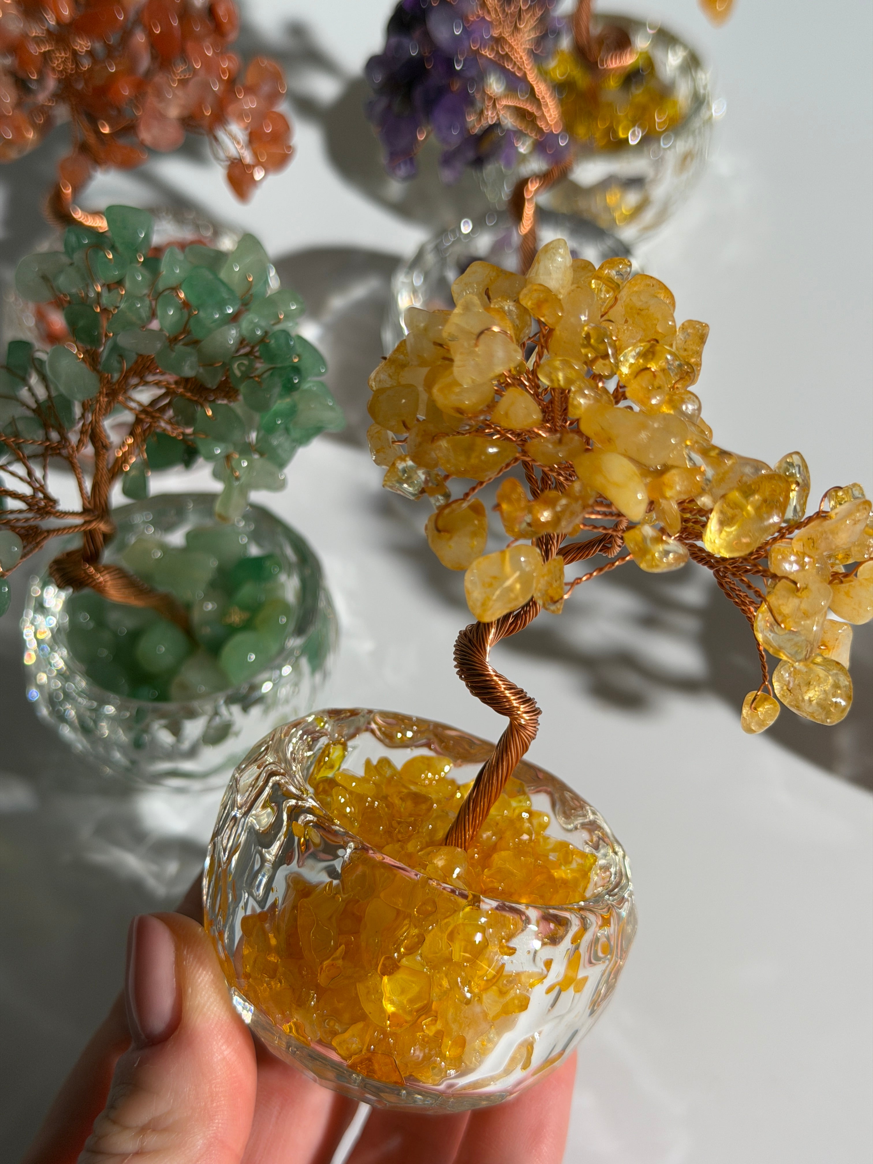 Edelstein Baum | Verschiedene Sorten