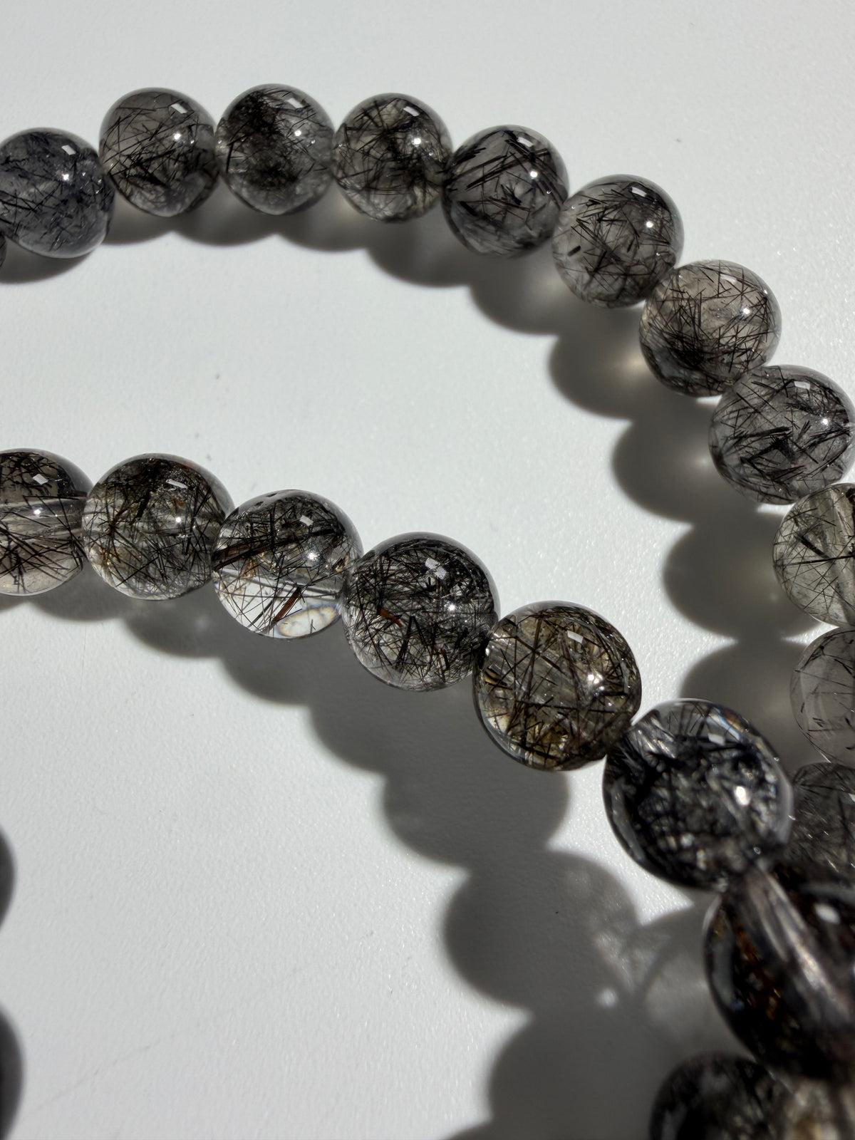 Turmalin in Quarz Kugelarmband