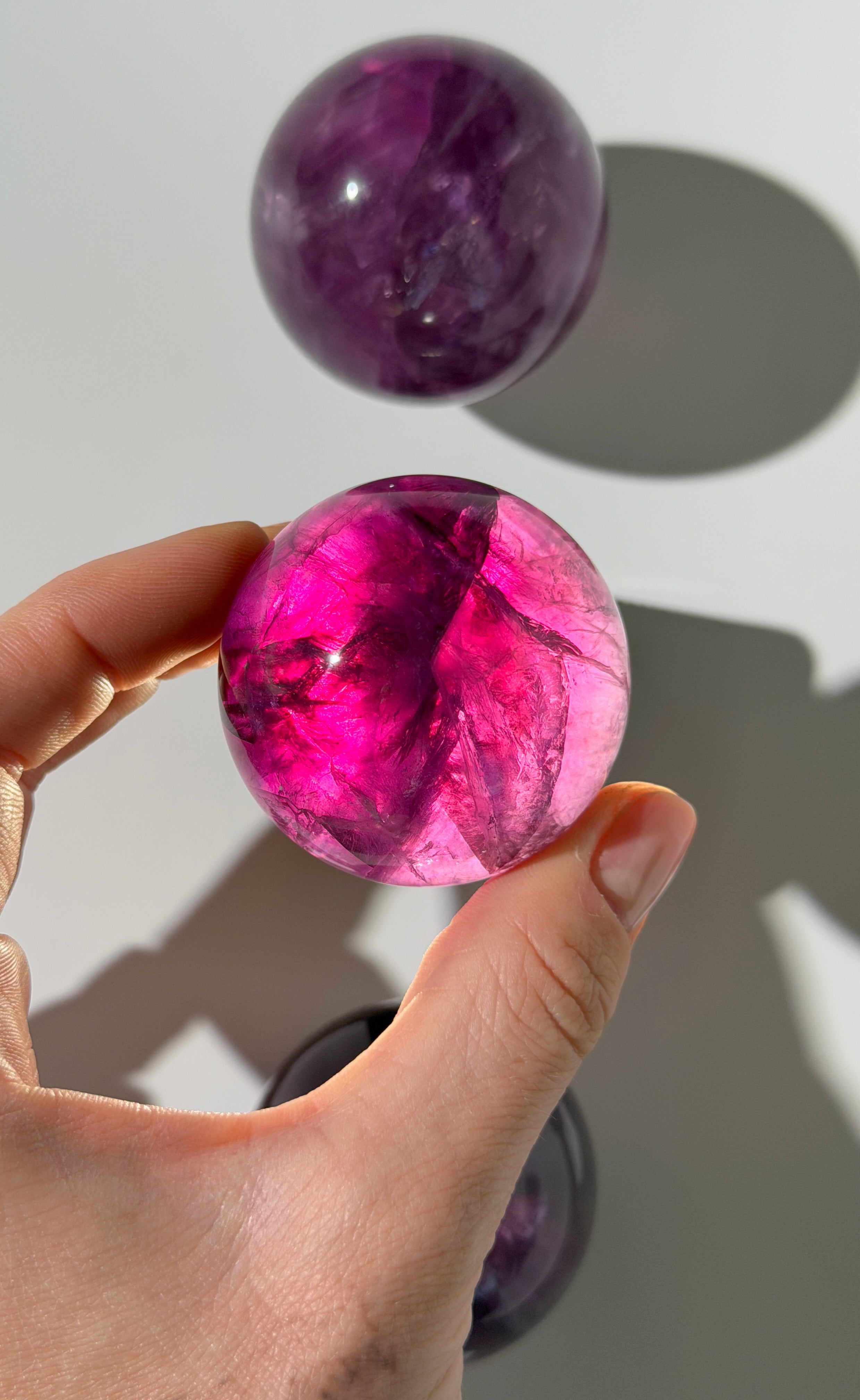 Violet Fluorit Kugel 🧞