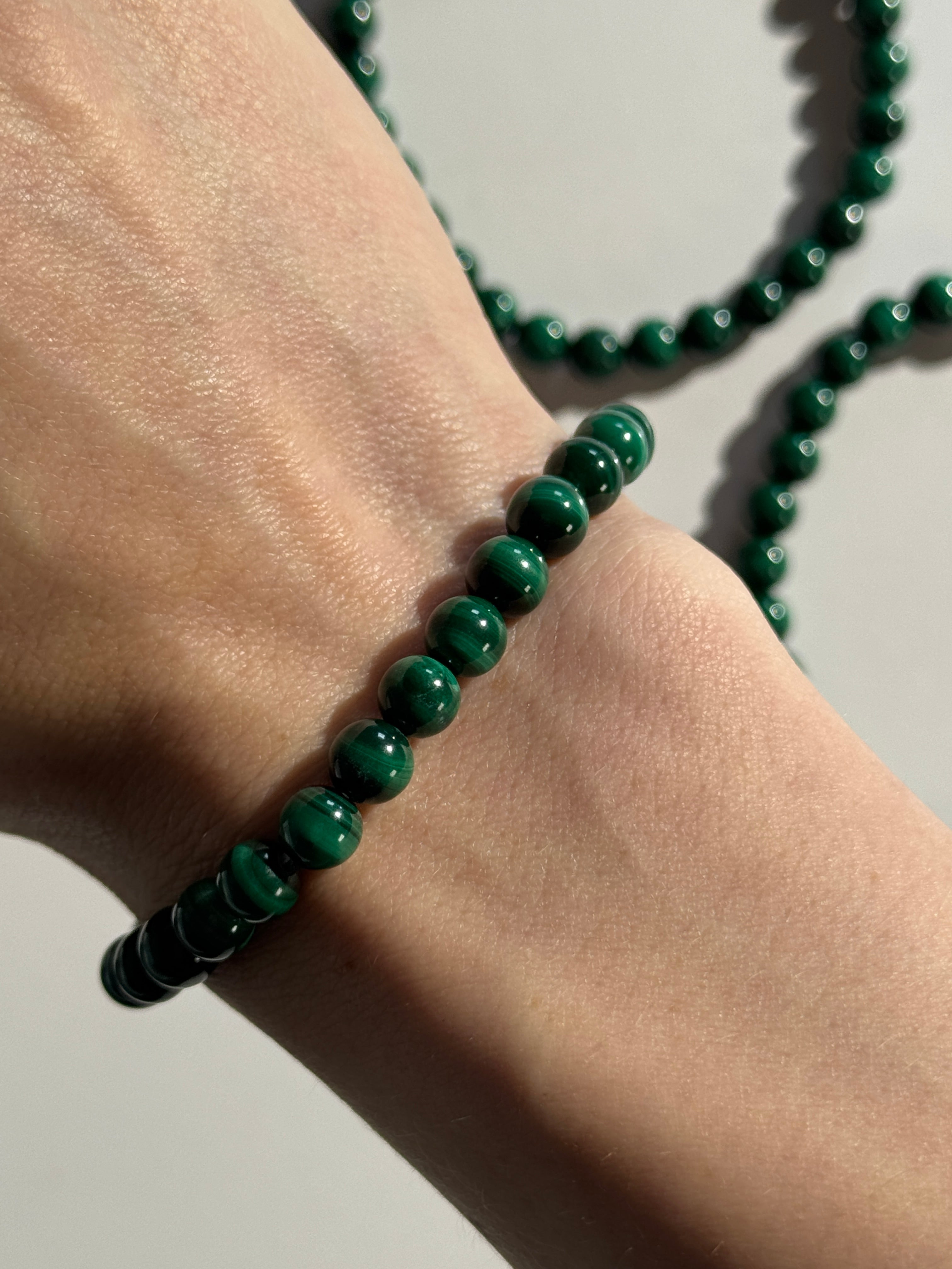 Malachit Kugelarmband Medium