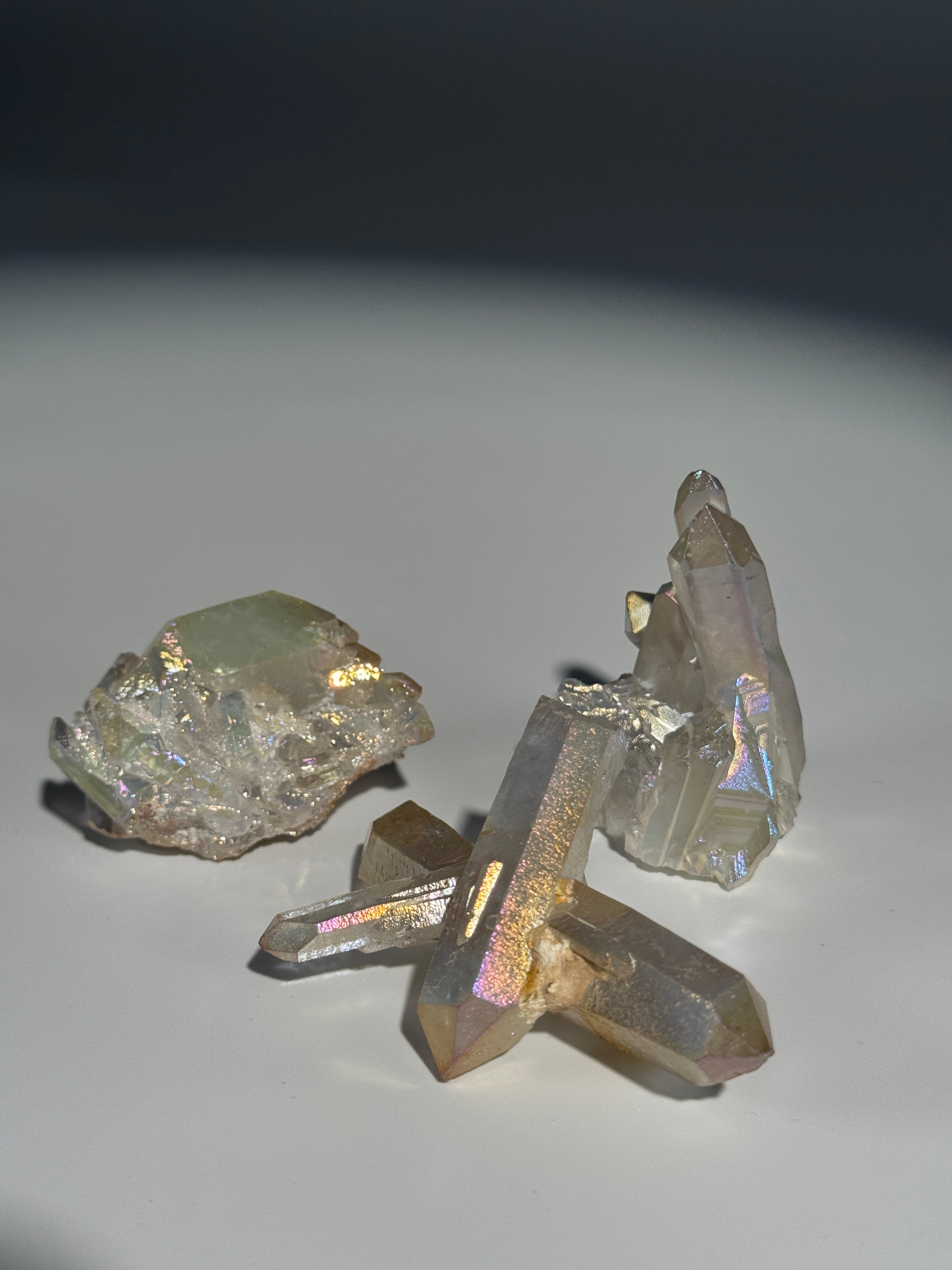 Angel Aura Bergkristall Cluster