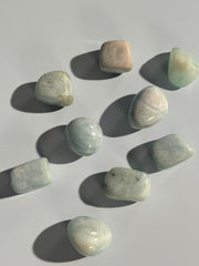 Aquamarin Trommelstein