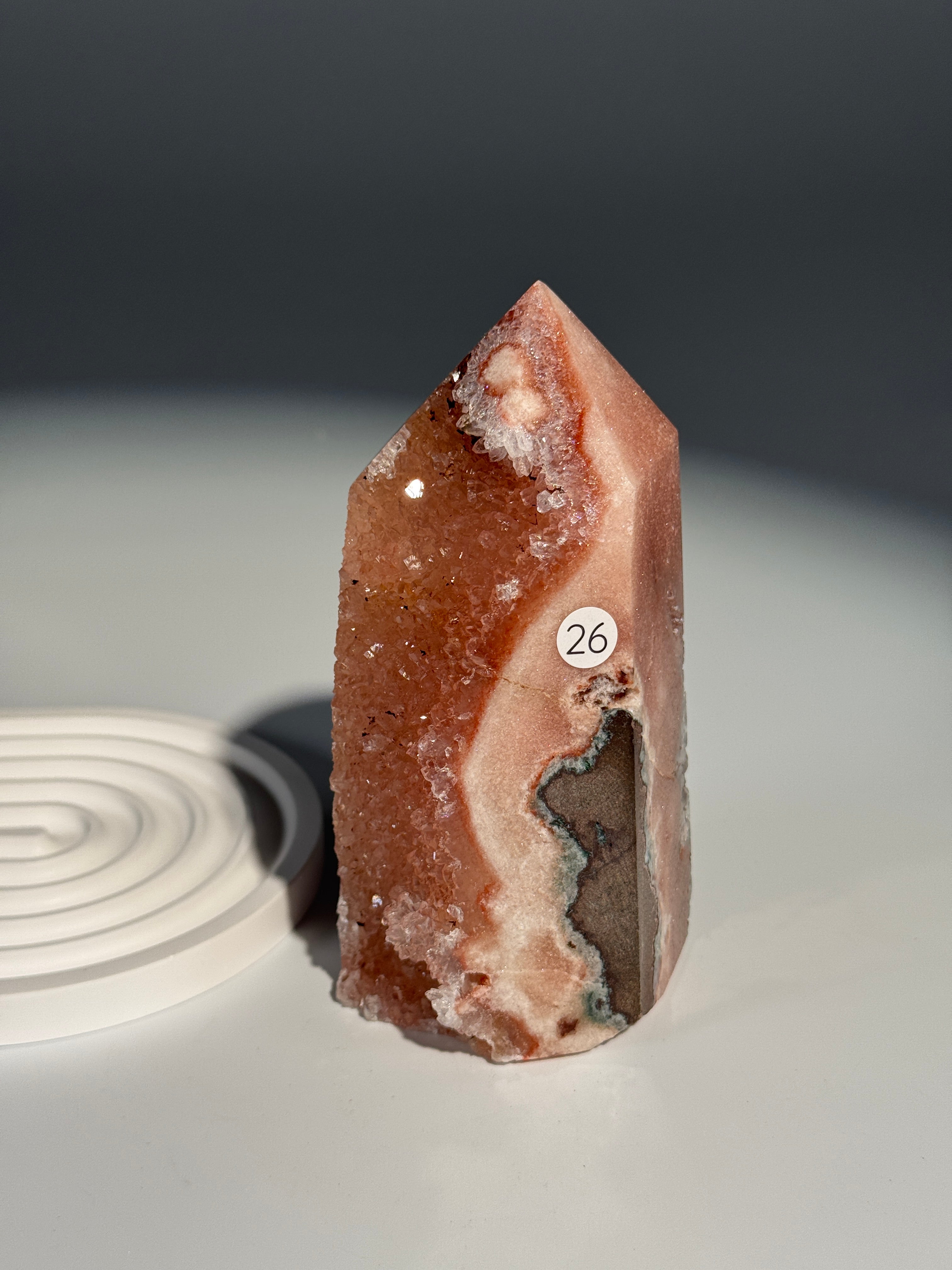 Pink Amethyst Turm L