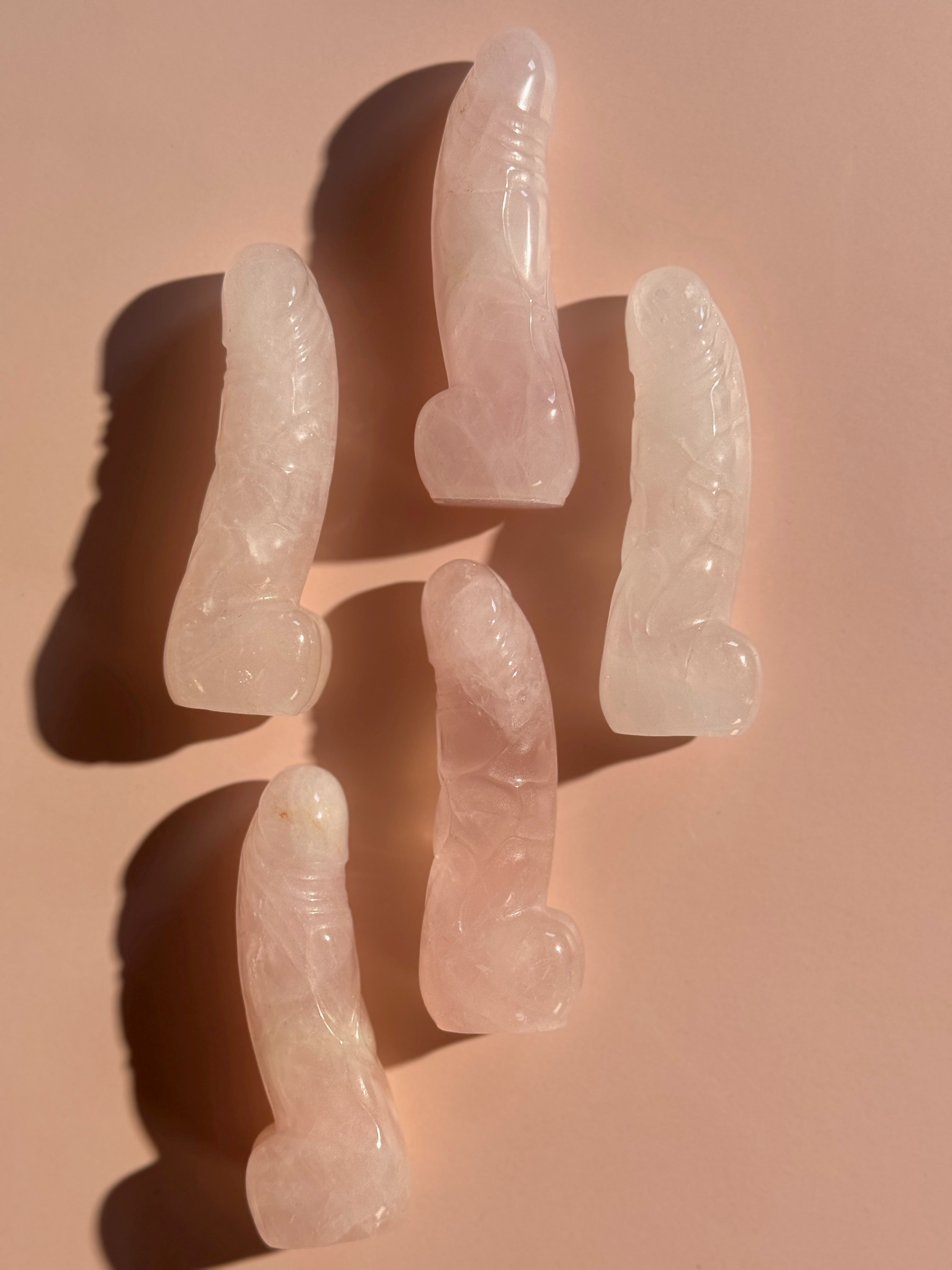 Rosenquarz Phallus