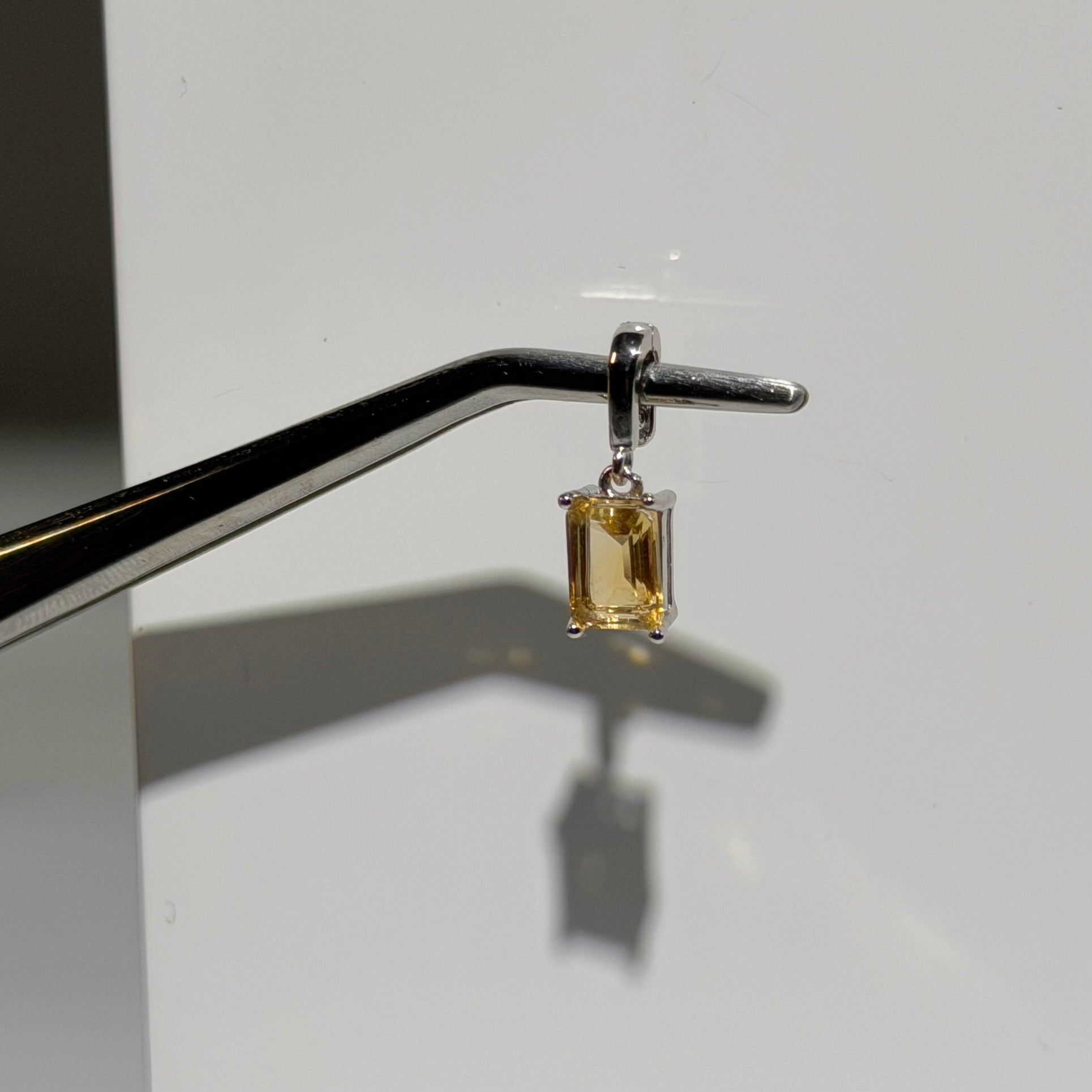 Citrin Anhänger | 925 Sterling Silber