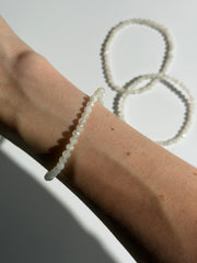 Mondstein Armband facettiert