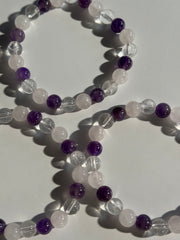 Edelsteintrio Kugelarmband