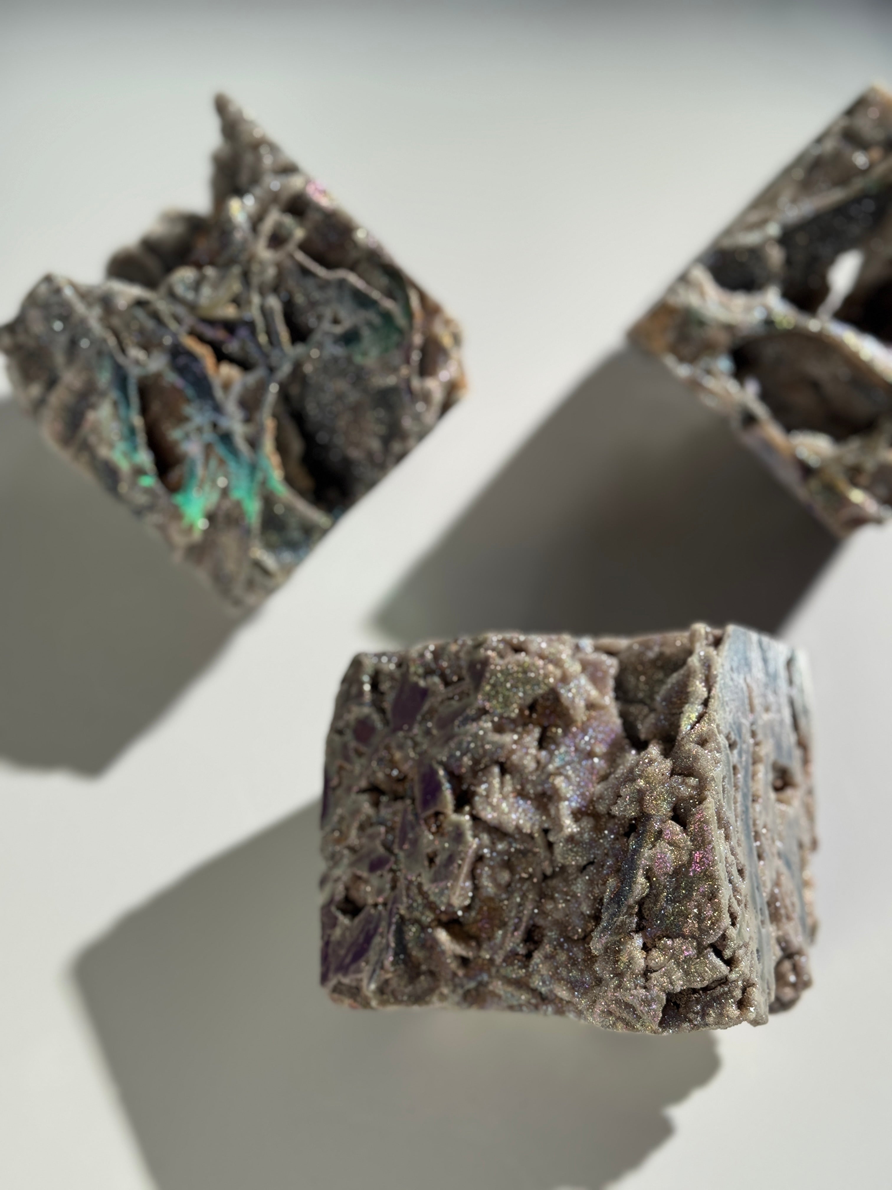 Druzy Sphalerit Würfel Angel Aura