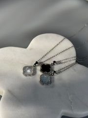 Kleeblatt Kette Silber SALE