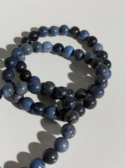Dumortierit Kugelarmband