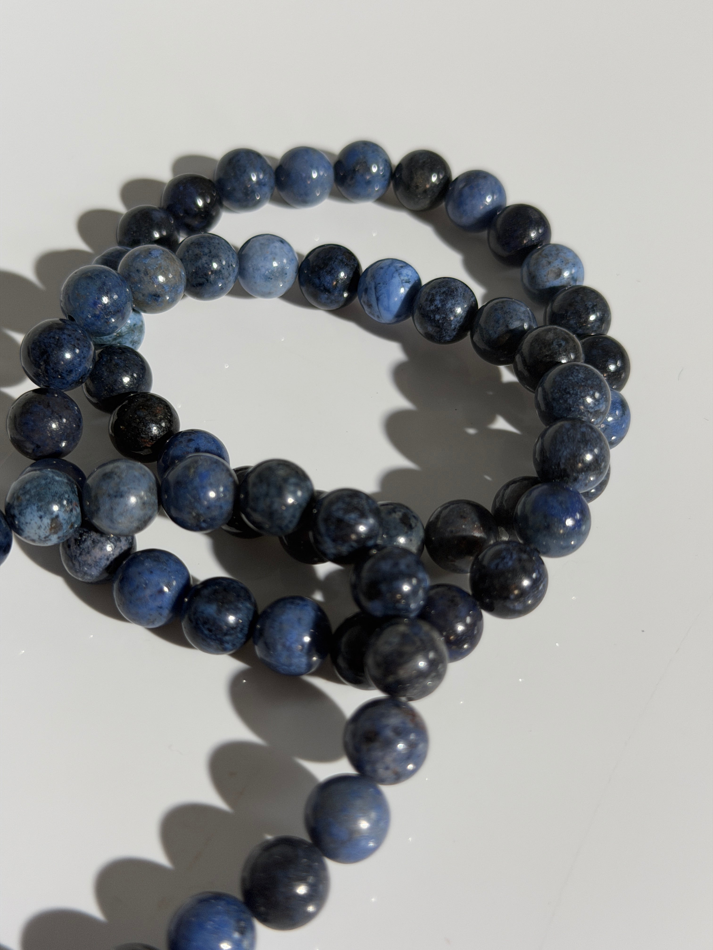 Dumortierit Kugelarmband