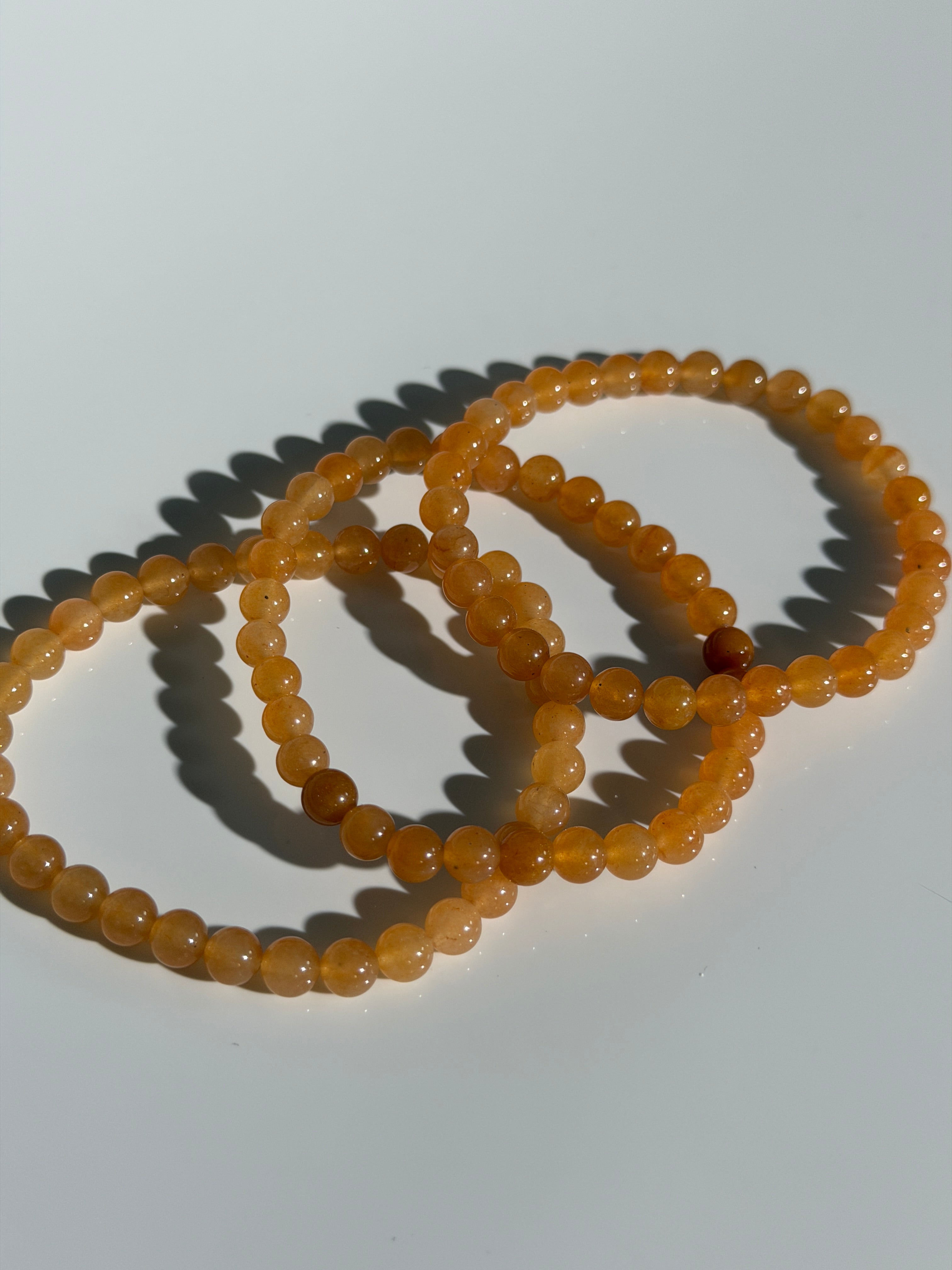 Aventurin Orange Kugelarmband