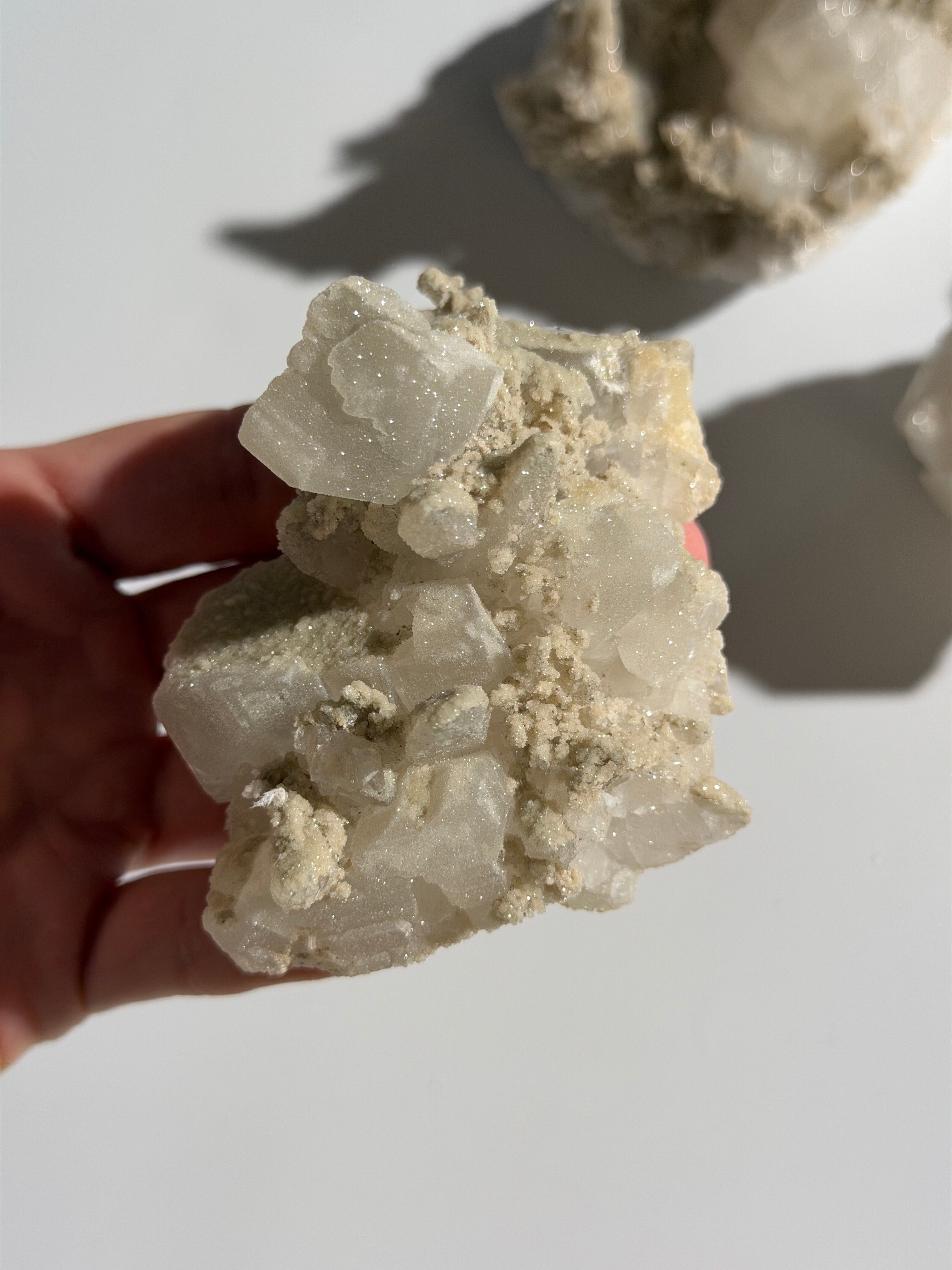 Glitzernder Sugar Calcit | High Quality