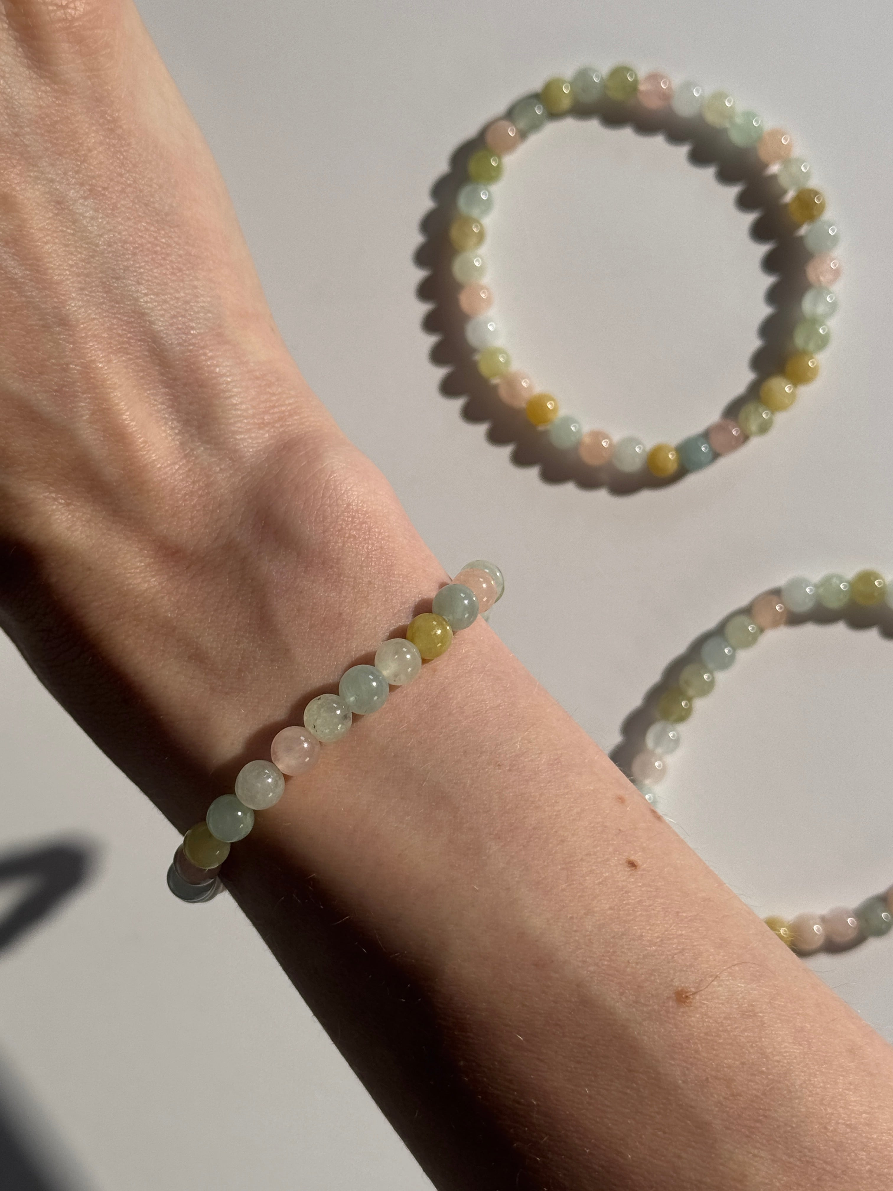 Beryll Kugelarmband Medium
