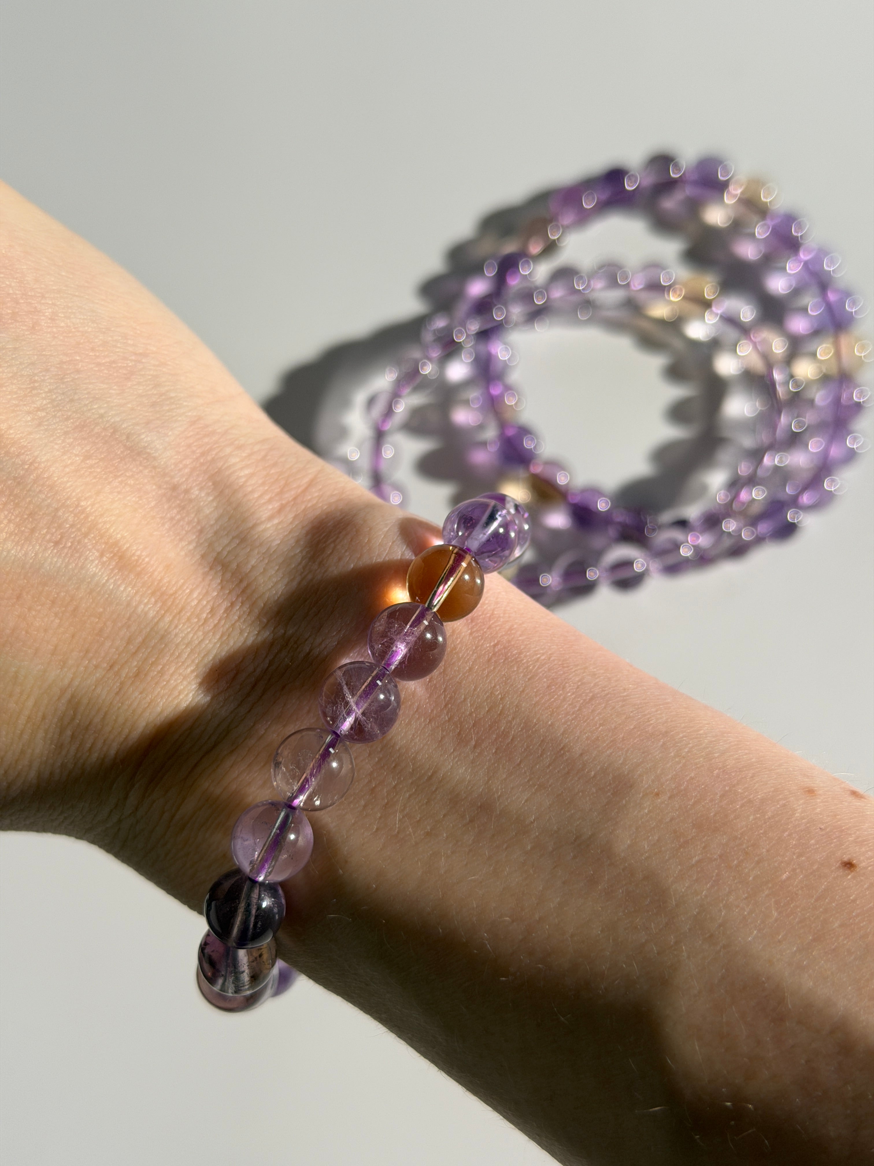 Ametrin Kugelarmband