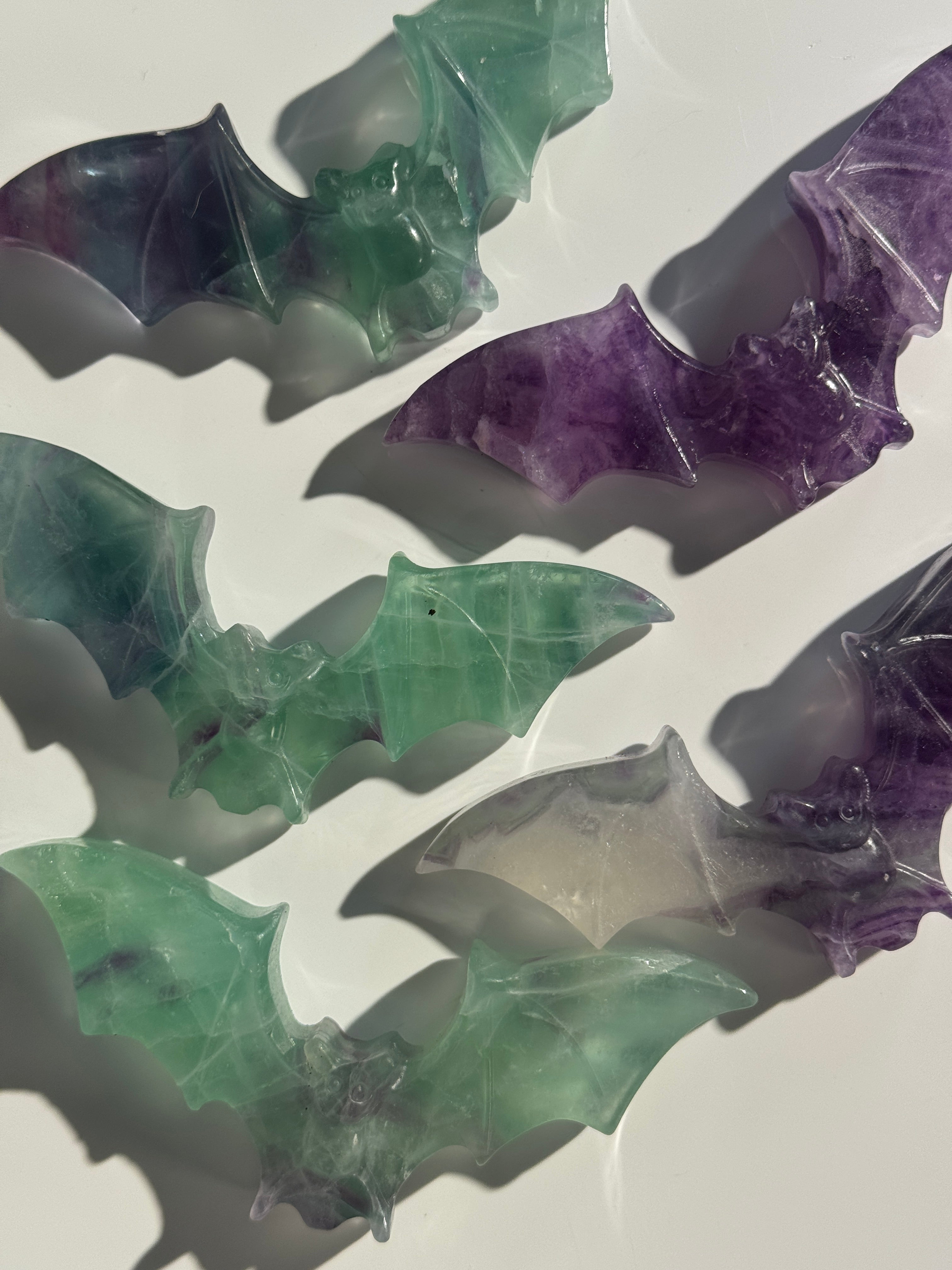 Fluorit Fledermaus