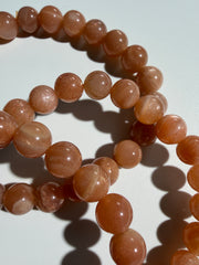 Pfirsich Mondstein Armband