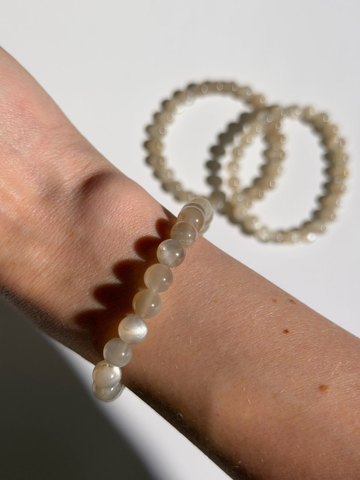 Silver Mondstein Armband