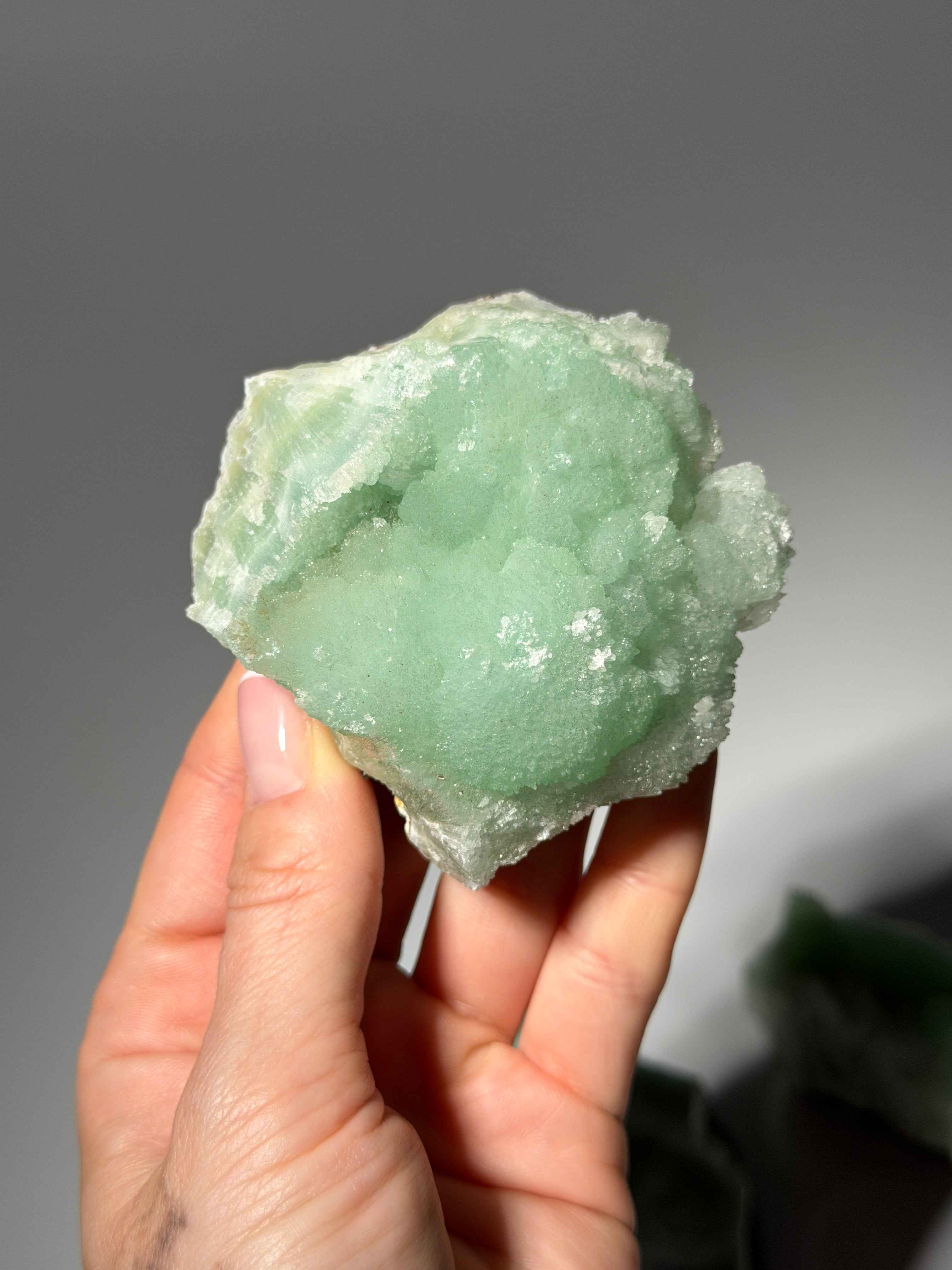 Blauer Hemimorphit „Slushy Stone“ Specimen