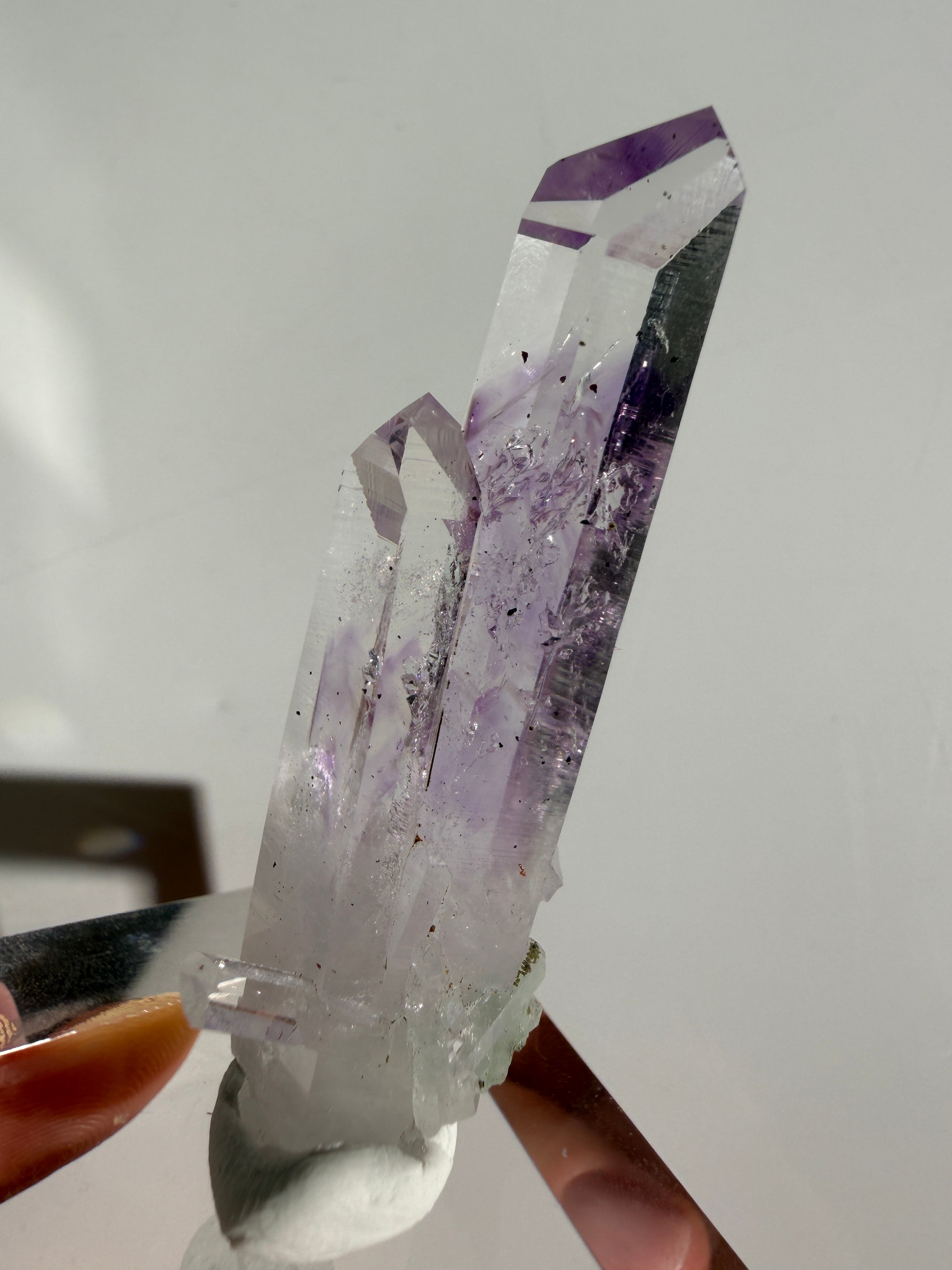 Streep Mine Amethyst | Vitrinenstück Nr.10 - Zwillingskristall