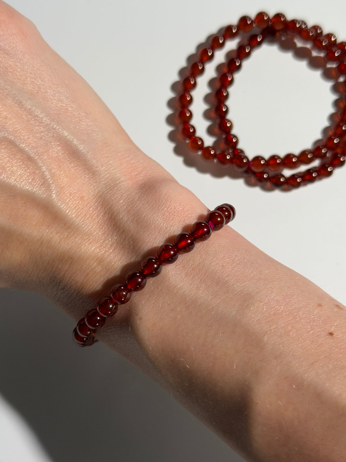 Granat Armband