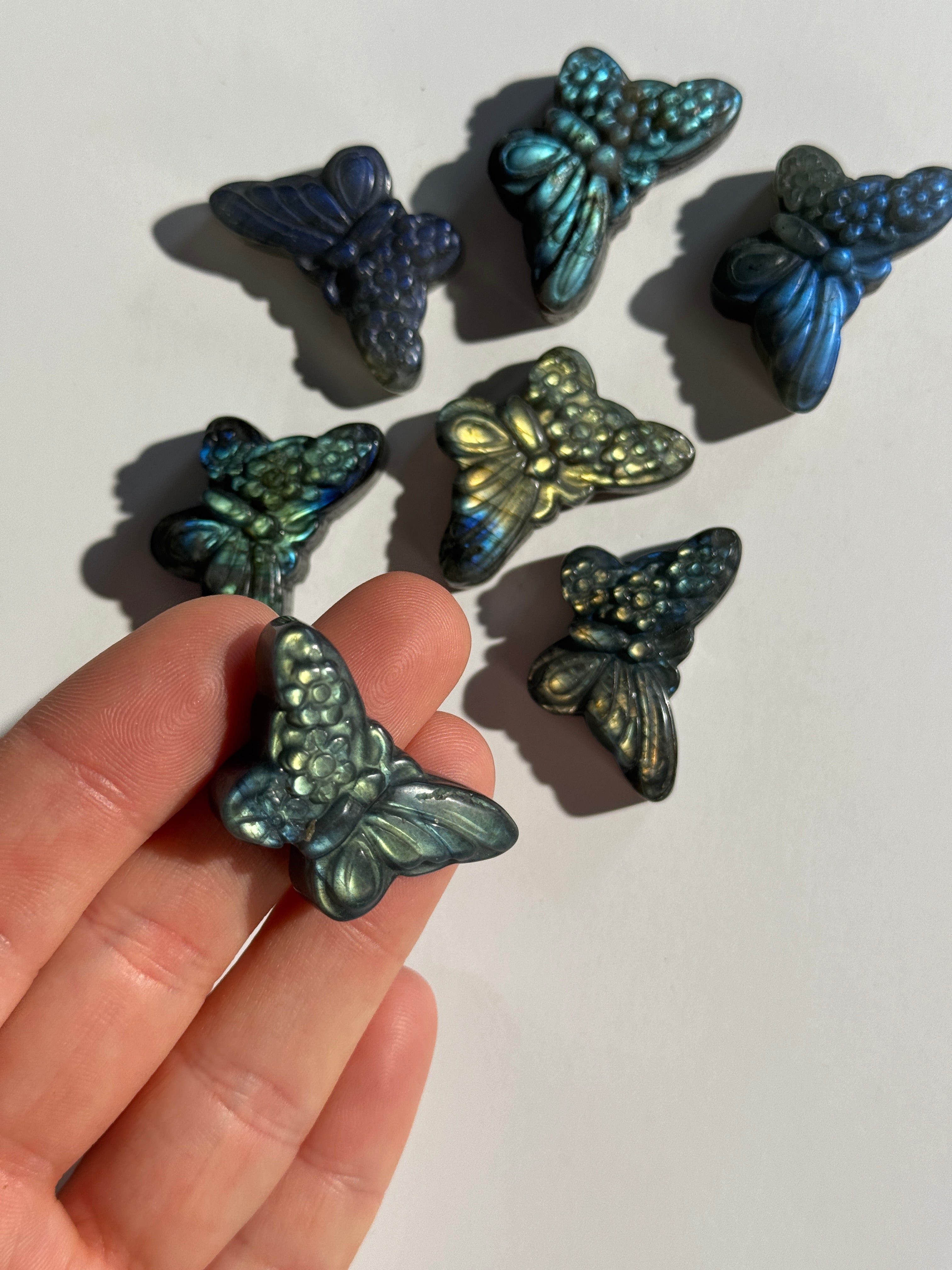 Labradorit Schmetterling