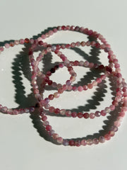 Pink Turmalin Armband facettiert