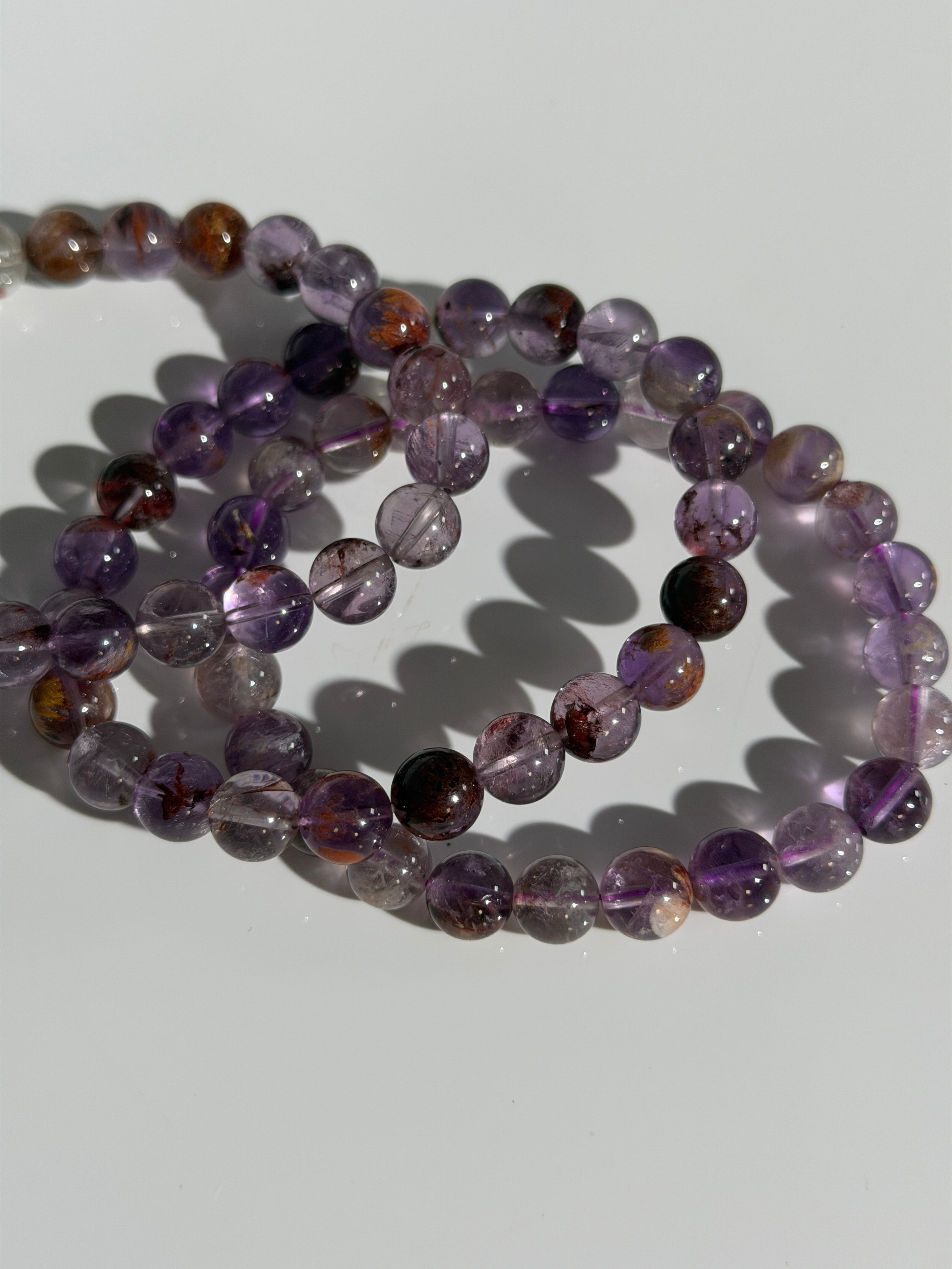 Cacoxenit (superseven) Kugelarmband