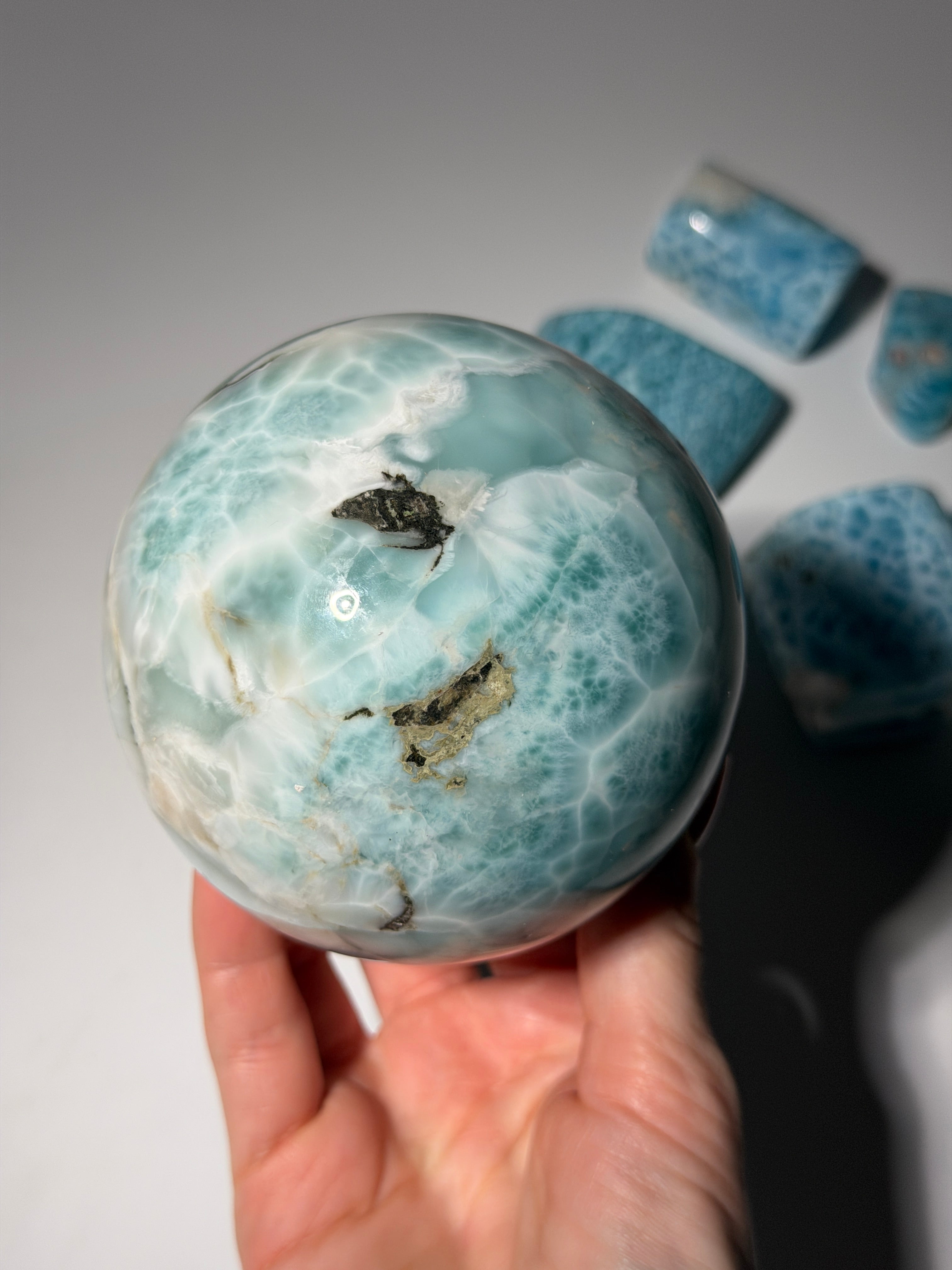 Larimar Kugel | Extra Quality