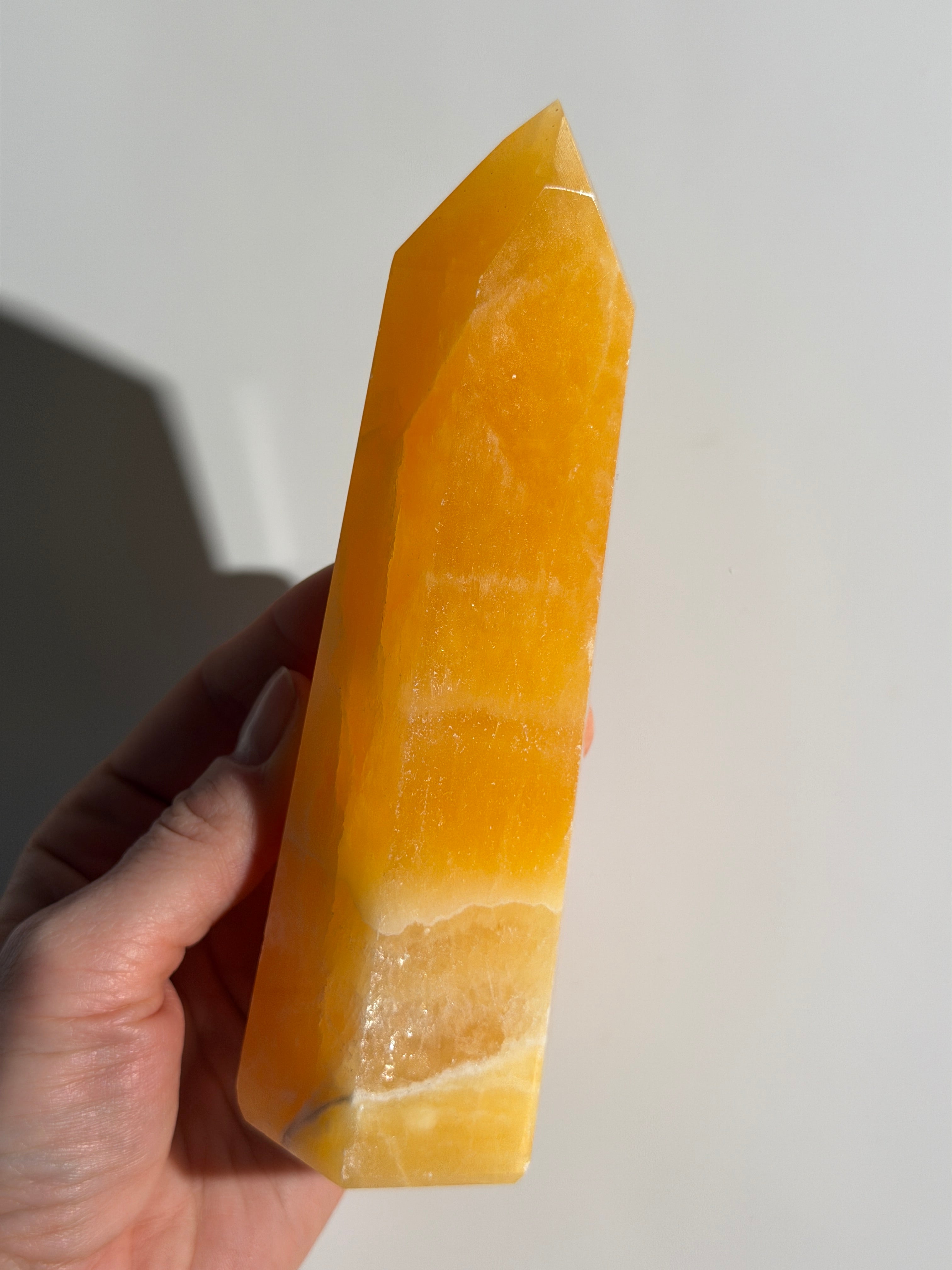 Orangen Calcit Turm 🍊