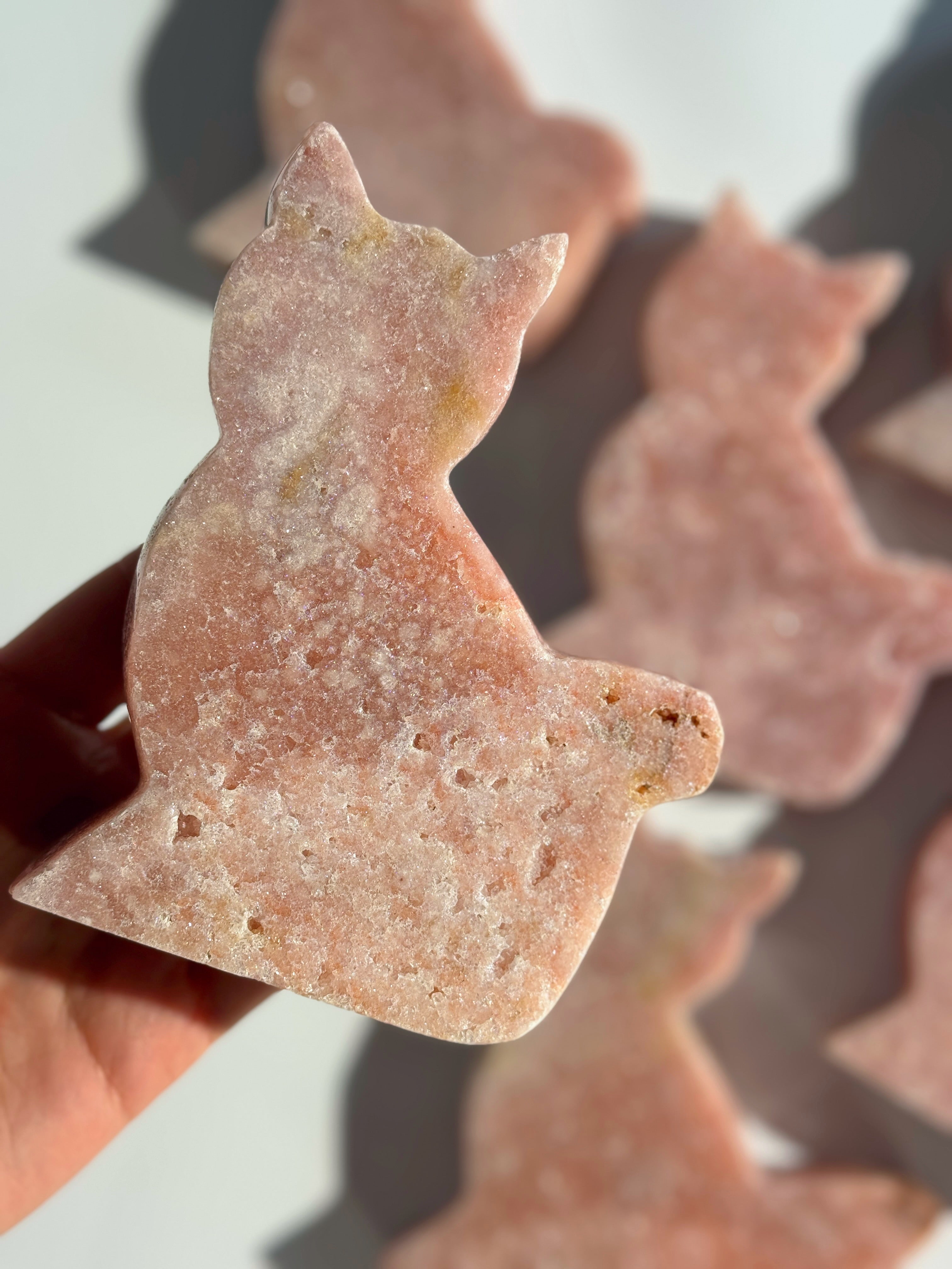 Pink Amethyst Katze