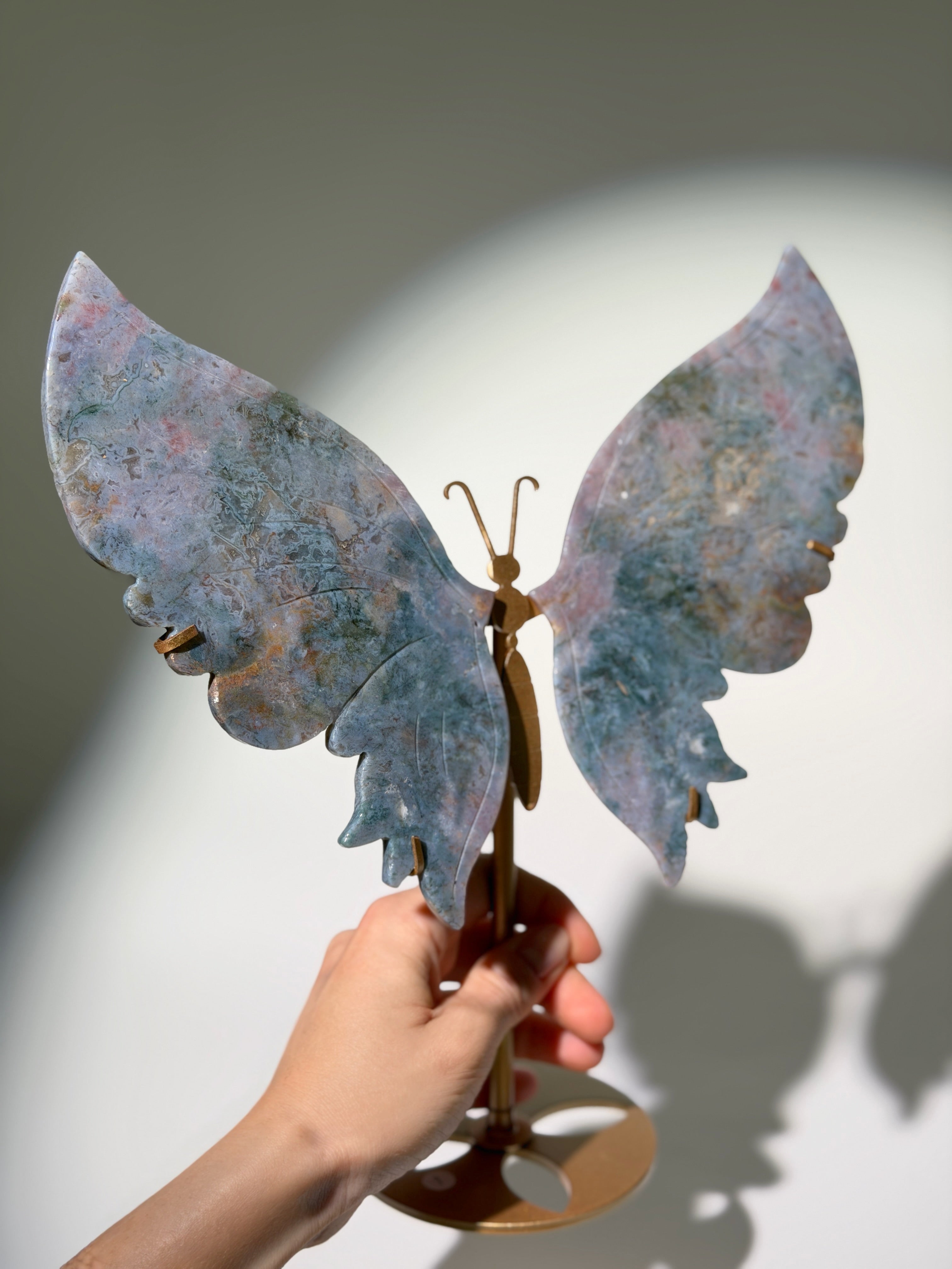 Pink Moosachat Schmetterling | Rare