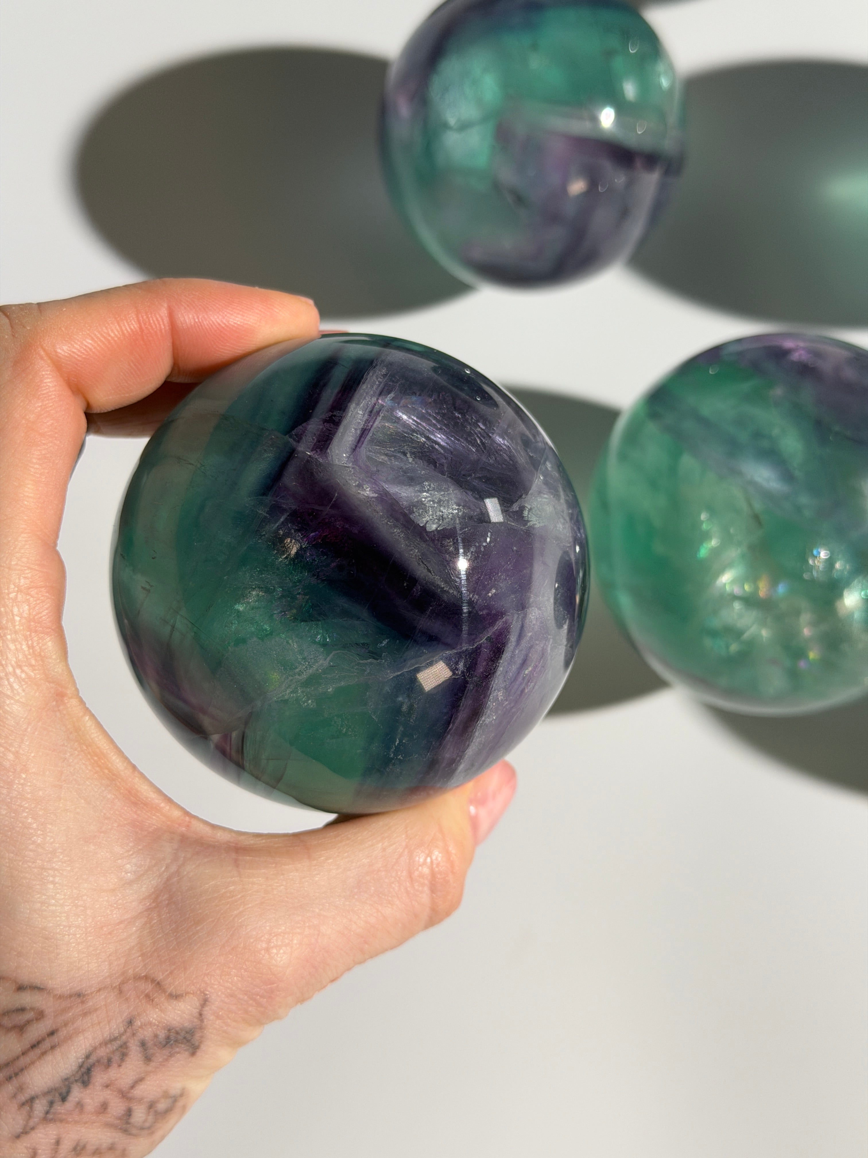 Aurora Fluorit Kugel | High Quality
