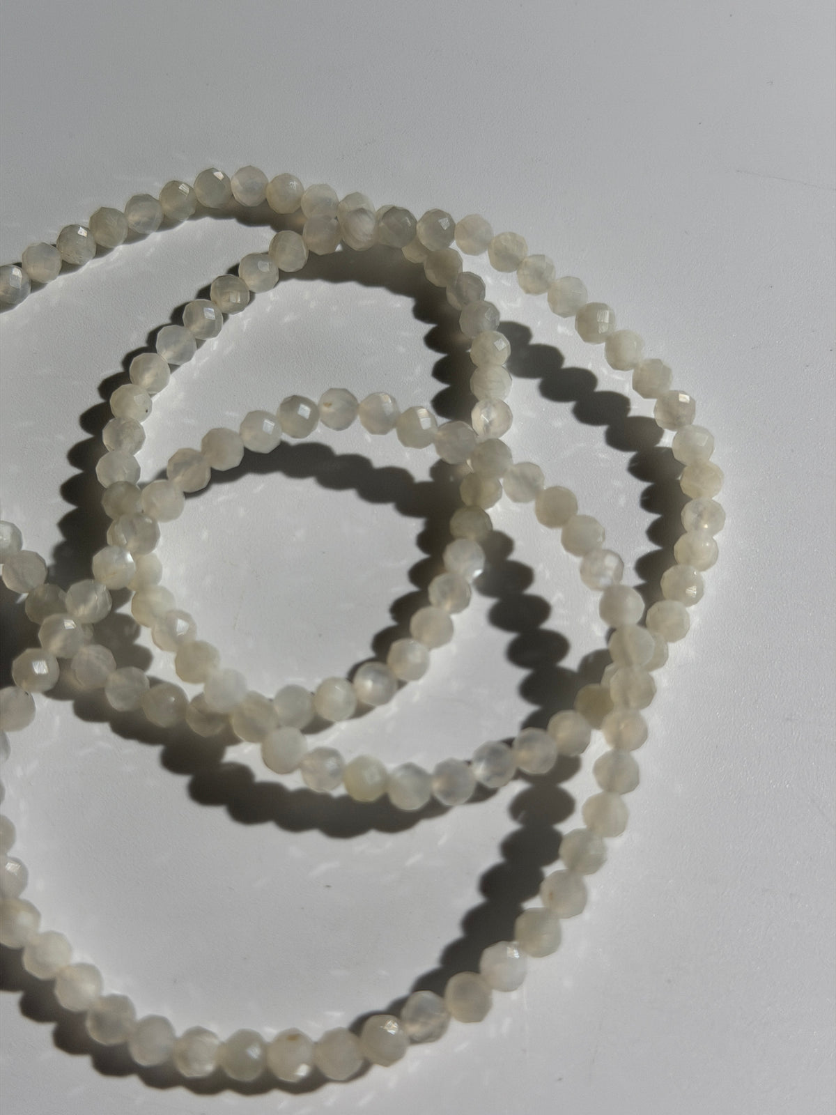 Mondstein Armband facettiert