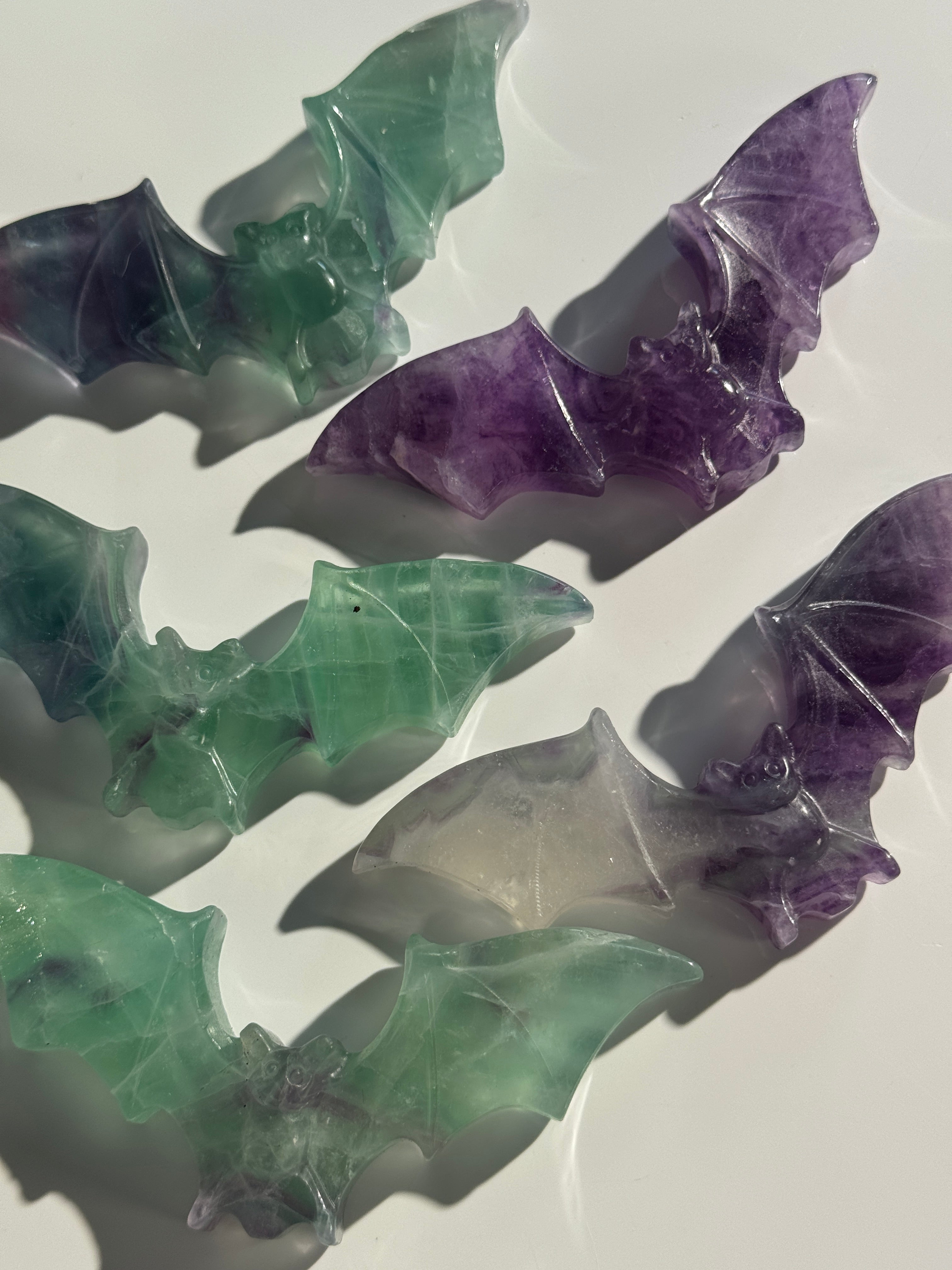 Fluorit Fledermaus