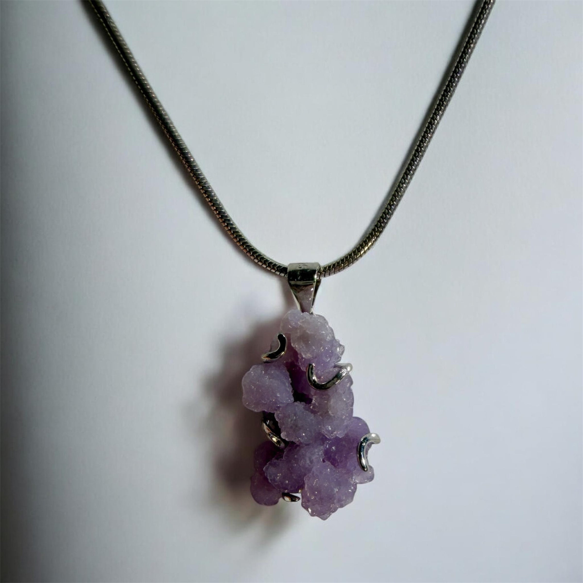 Traubenachat Anhänger | High Quality | 925 Sterling Silber