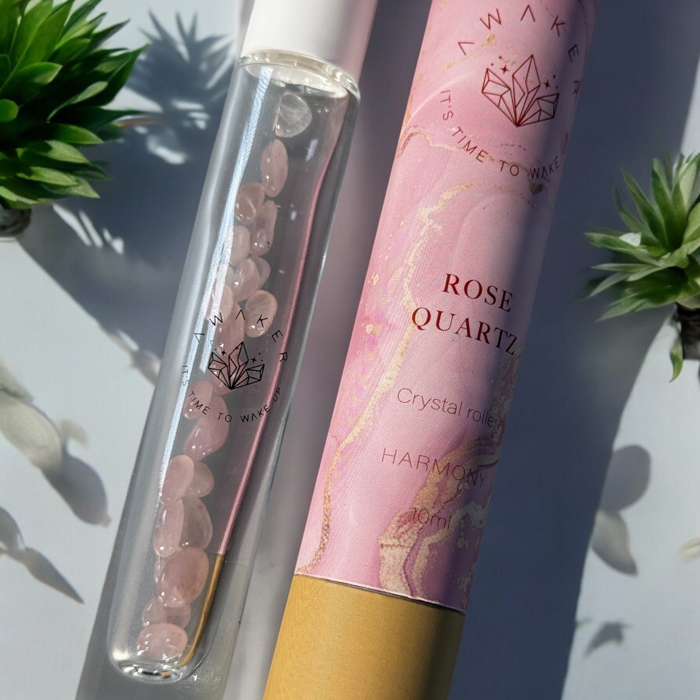 AWAKER® 
Crystal Roll On Rosenquarz