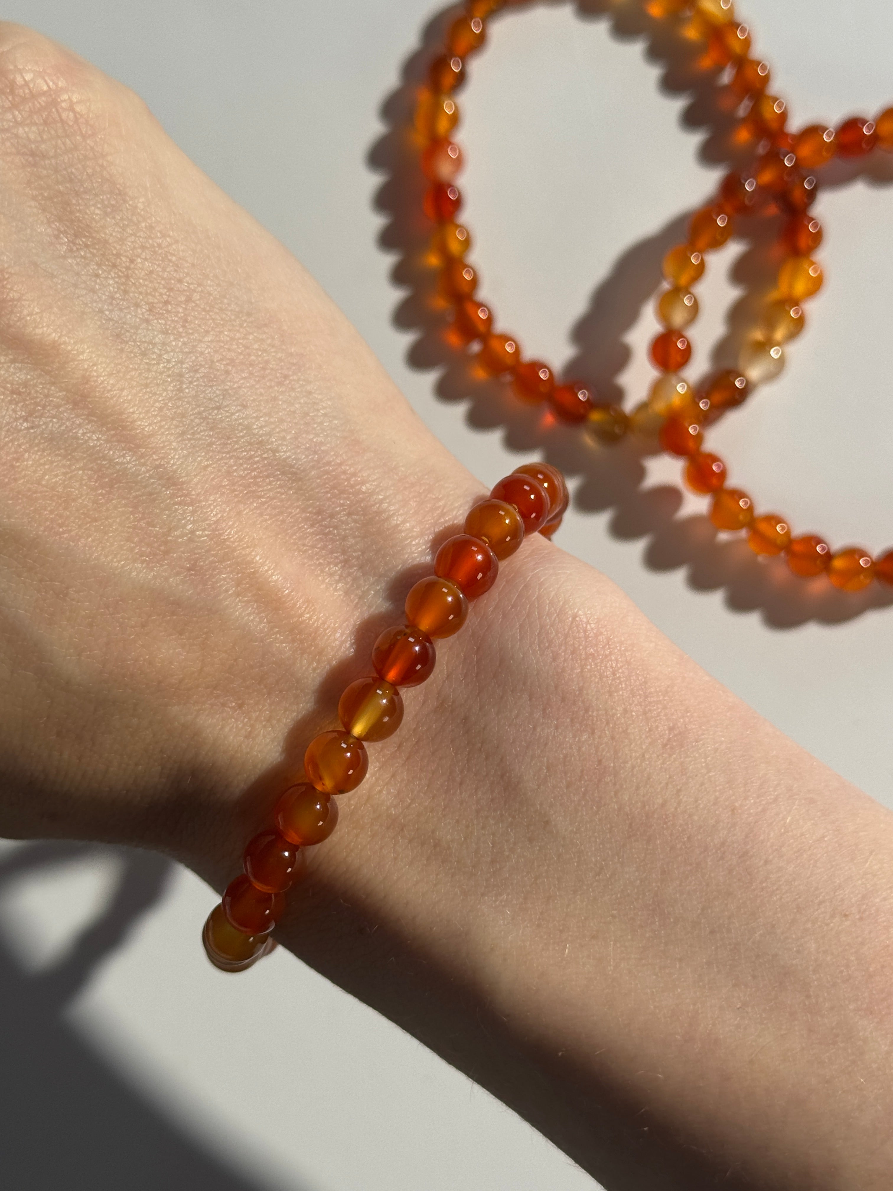 Karneol Kugelarmband Medium