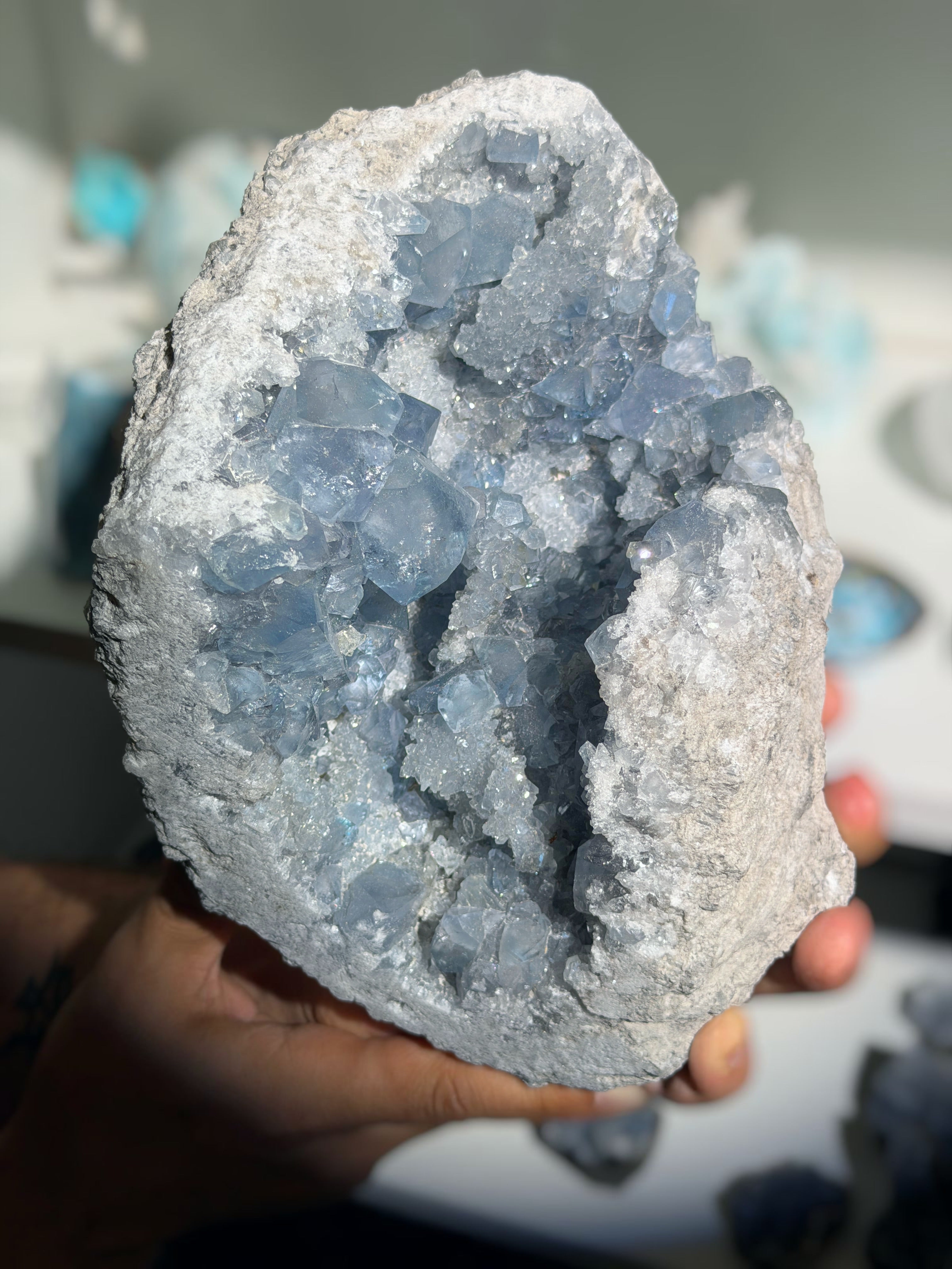 Celestit Coelestin Geode | 5,8kg