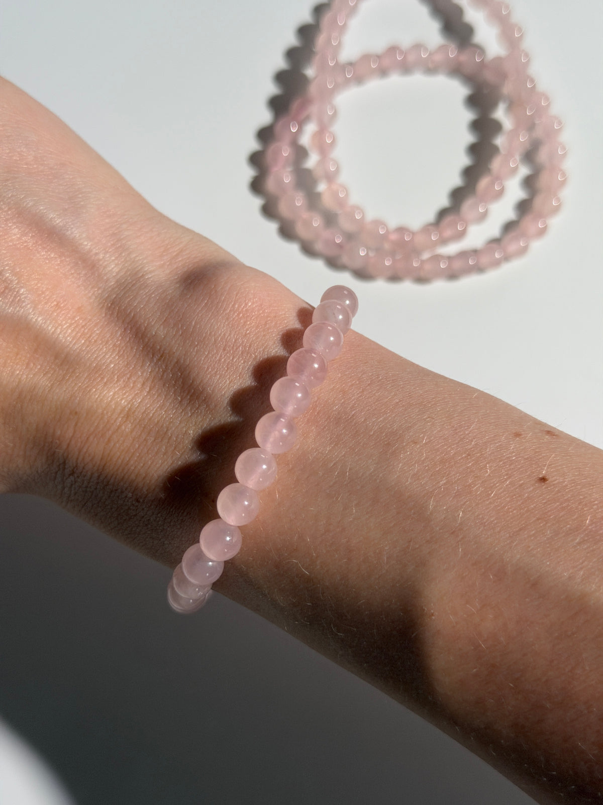 Rosenquarz Armband