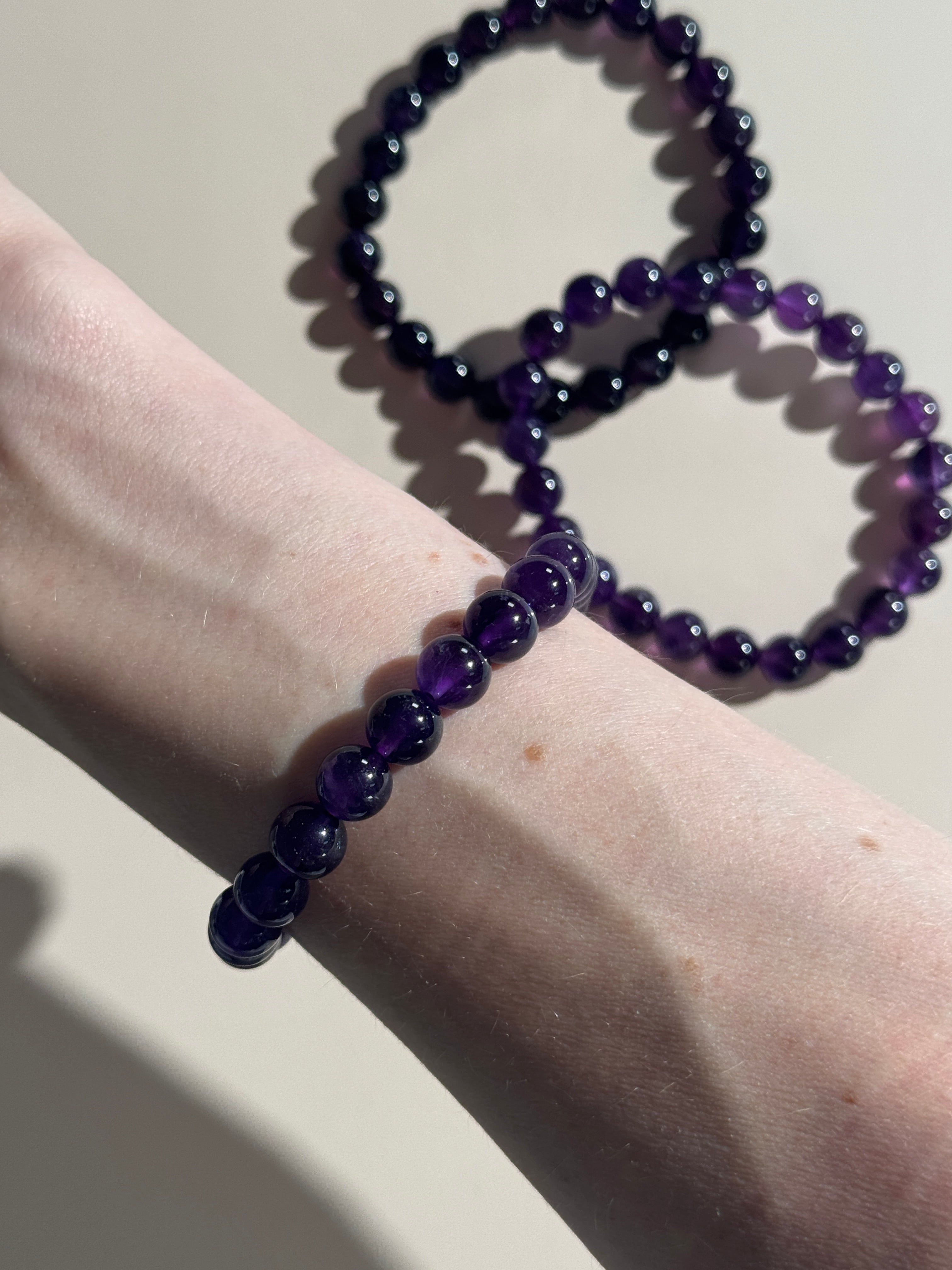 Amethyst Kugelarmband